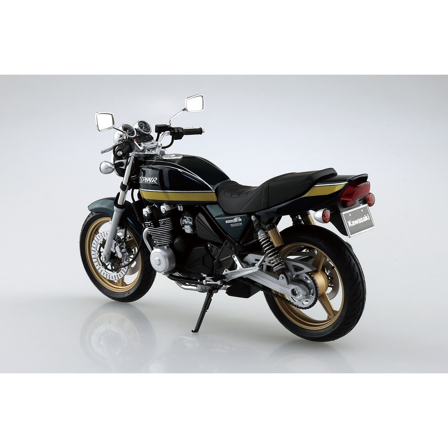 【新品】【お取り寄せ】[PTM] ザ・バイク No.12 1/12 カワサキ ZR400C ZEPHYRχ 02 プラモデル(066539) アオシマ(20230524)
