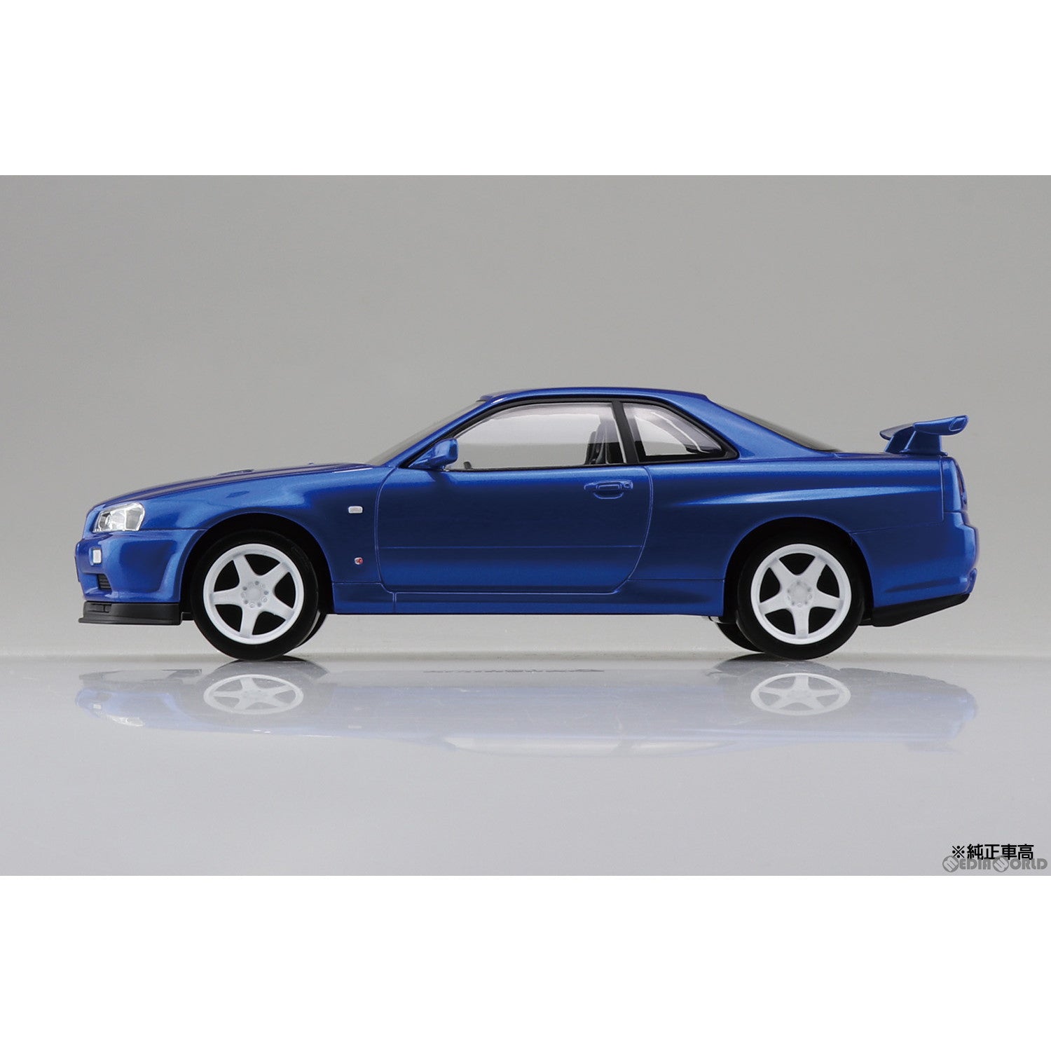 【中古即納】[PTM] ザ・スナップキット No.11-SP1 1/32 ニッサン R34スカイラインGT-R カスタムホイール(ベイサイドブルー) プラモデル(066300) アオシマ(20230617)