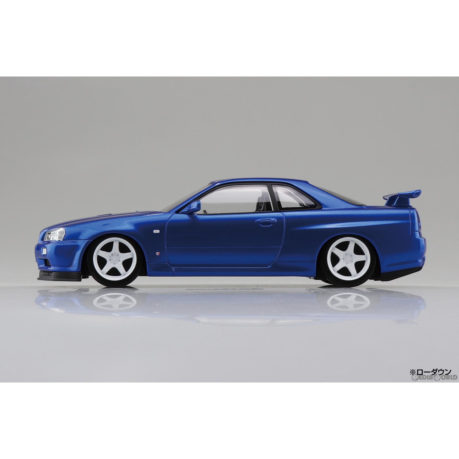 【中古即納】[PTM] ザ・スナップキット No.11-SP1 1/32 ニッサン R34スカイラインGT-R カスタムホイール(ベイサイドブルー) プラモデル(066300) アオシマ(20230617)