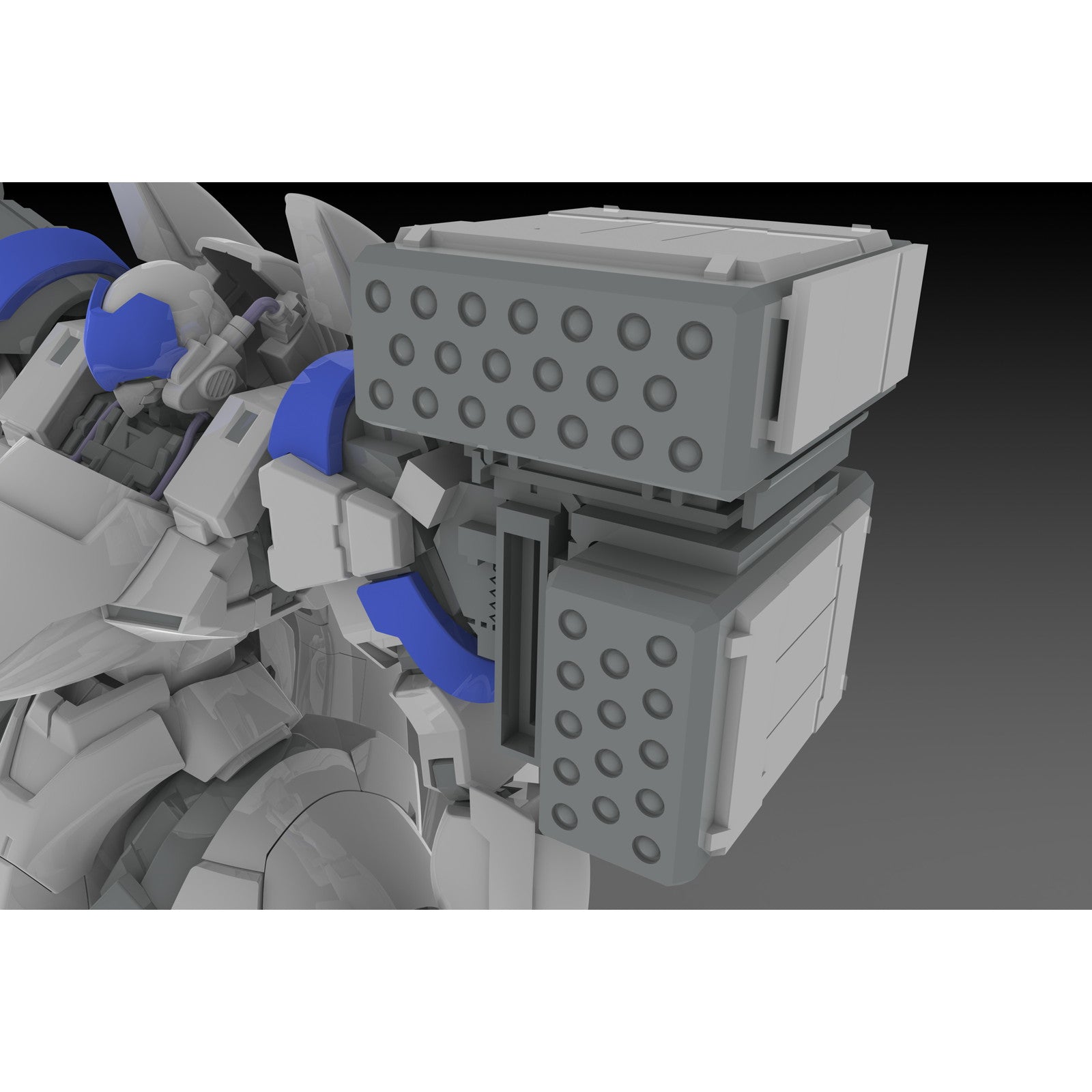 【中古即納】[PTM] (再販) 1/35 X-4+(PD-802) 装甲歩兵用 武装セット3[武装取り付け用肩パーツ&DRu35 MLC&R25ロケット&M7Aガトリング砲] POWERDoLLS2(パワードール2) プラモデル(PP161) PLUM(プラム)(20241026)