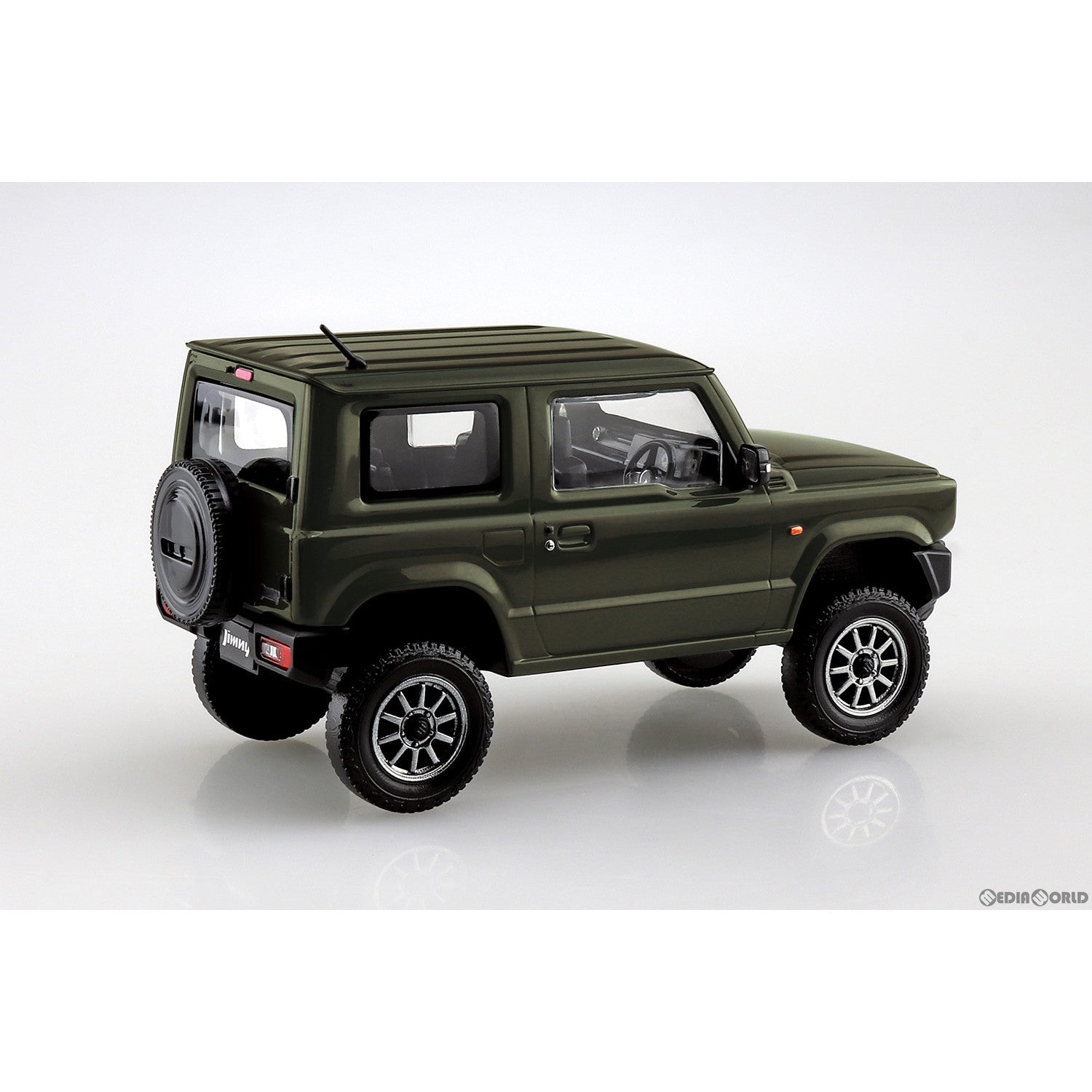 【新品即納】[PTM] ザ・スナップキット No.8-SP1 1/32 スズキ ジムニー カスタムホイール(ジャングルグリーン) プラモデル(066782) アオシマ(20230810)