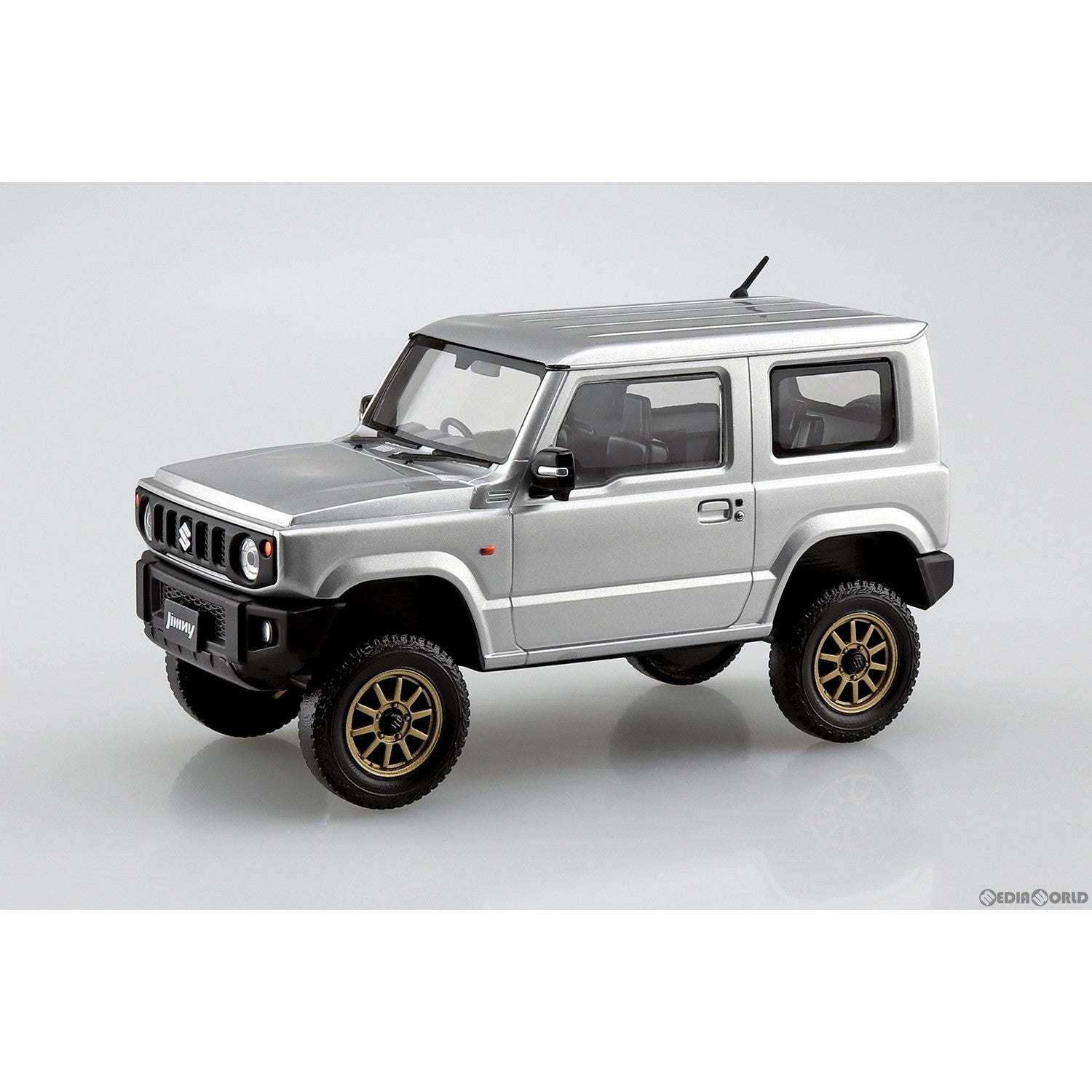 【新品即納】[PTM] ザ・スナップキット No.8-SP4 1/32 スズキ ジムニー カスタムホイール(シルキーシルバーメタリック) プラモデル(066812) アオシマ(20230810)