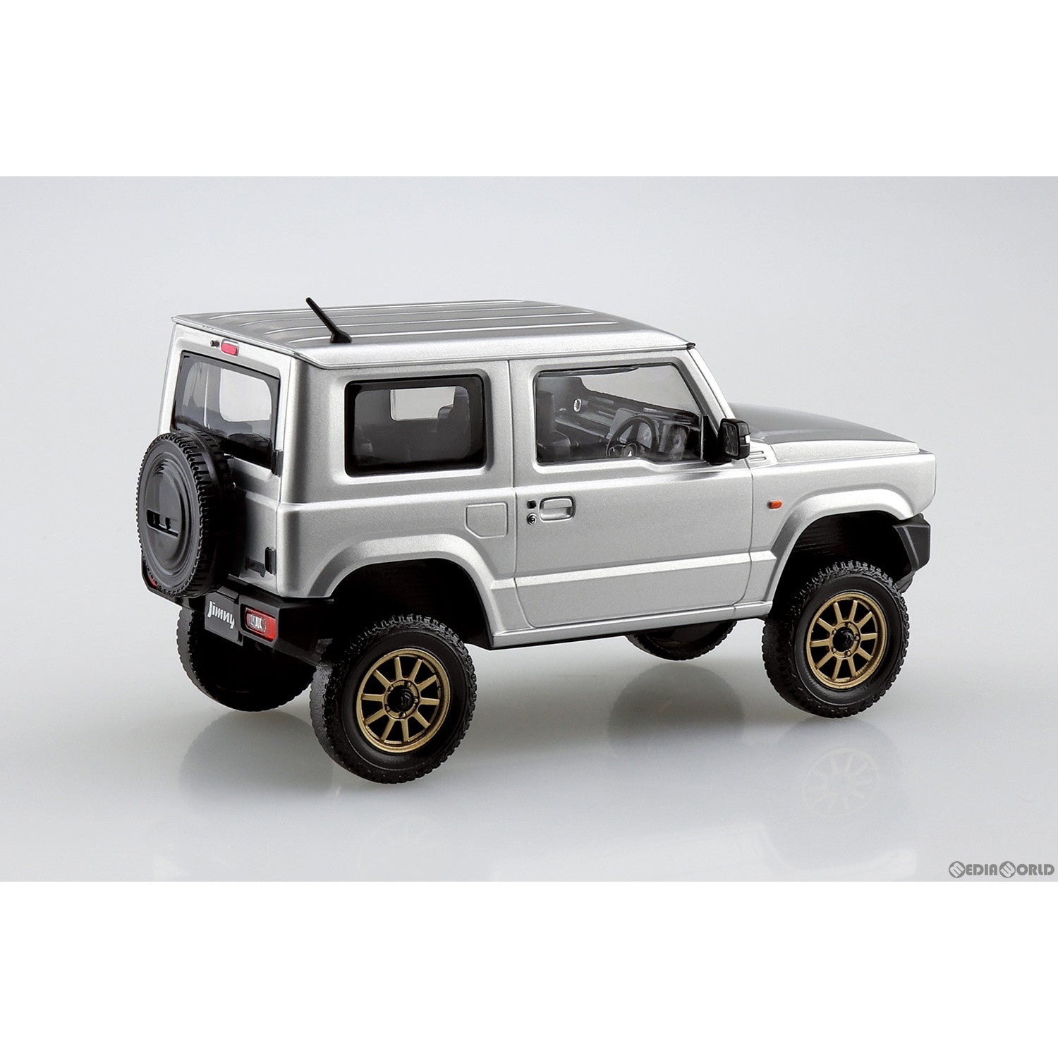 【新品即納】[PTM] ザ・スナップキット No.8-SP4 1/32 スズキ ジムニー カスタムホイール(シルキーシルバーメタリック) プラモデル(066812) アオシマ(20230810)