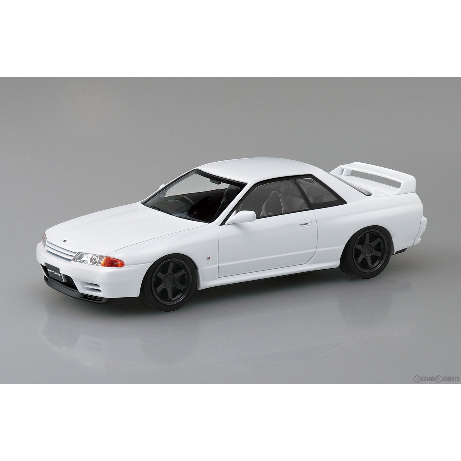 【新品】【お取り寄せ】[PTM]ザ・スナップキット No.14-SP2 1/32 ニッサン R32スカイラインGT-R カスタムホイール(クリスタルホワイト) プラモデル(066355) アオシマ(20230715)