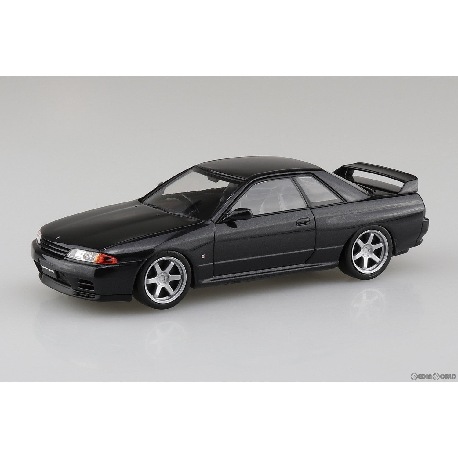 【新品即納】[PTM] ザ・スナップキット No.14-SP3 1/32 ニッサン R32スカイラインGT-R カスタムホイール(ブラックパールメタリック) プラモデル(066362) アオシマ(20230715)