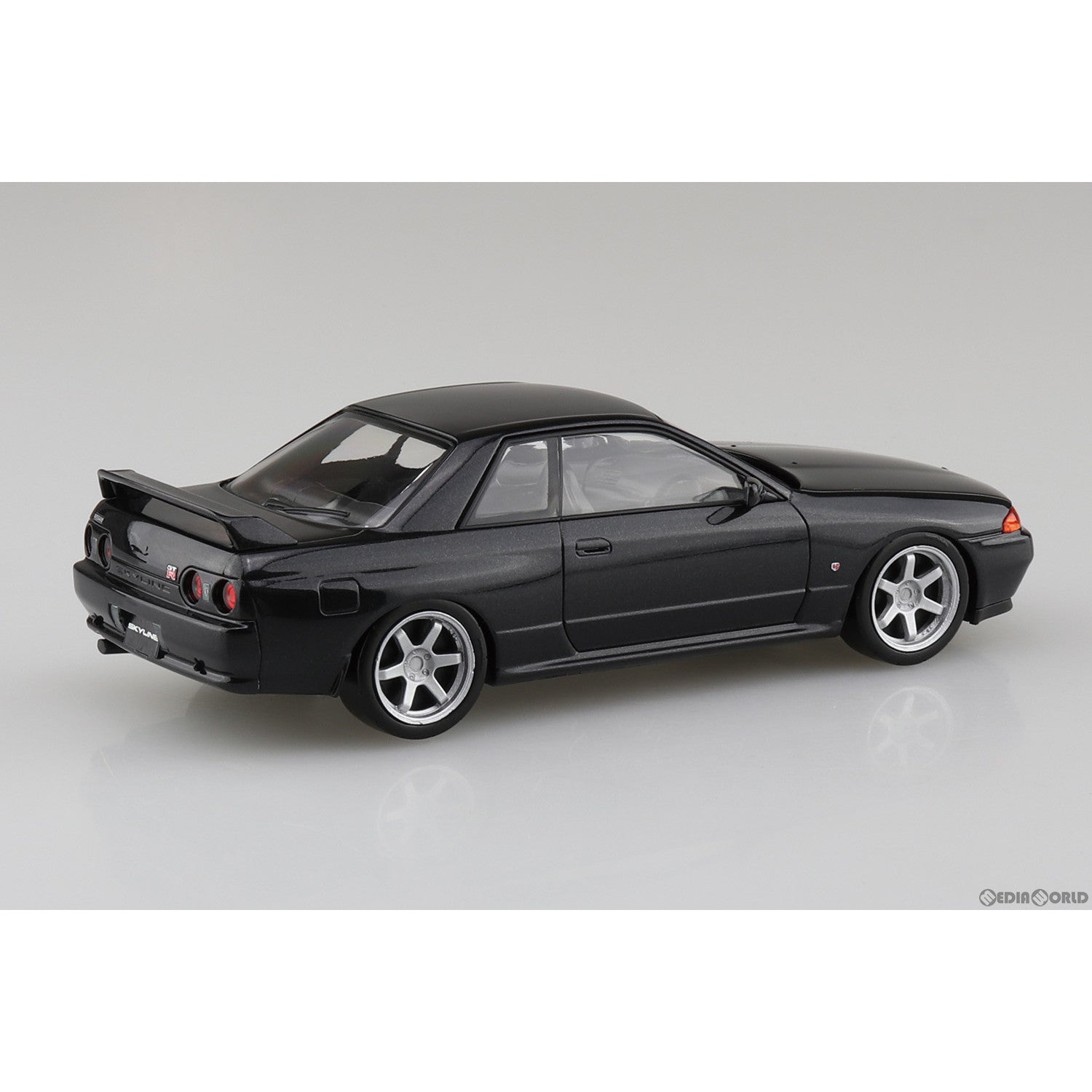 【新品即納】[PTM] ザ・スナップキット No.14-SP3 1/32 ニッサン R32スカイラインGT-R カスタムホイール(ブラックパールメタリック) プラモデル(066362) アオシマ(20230715)