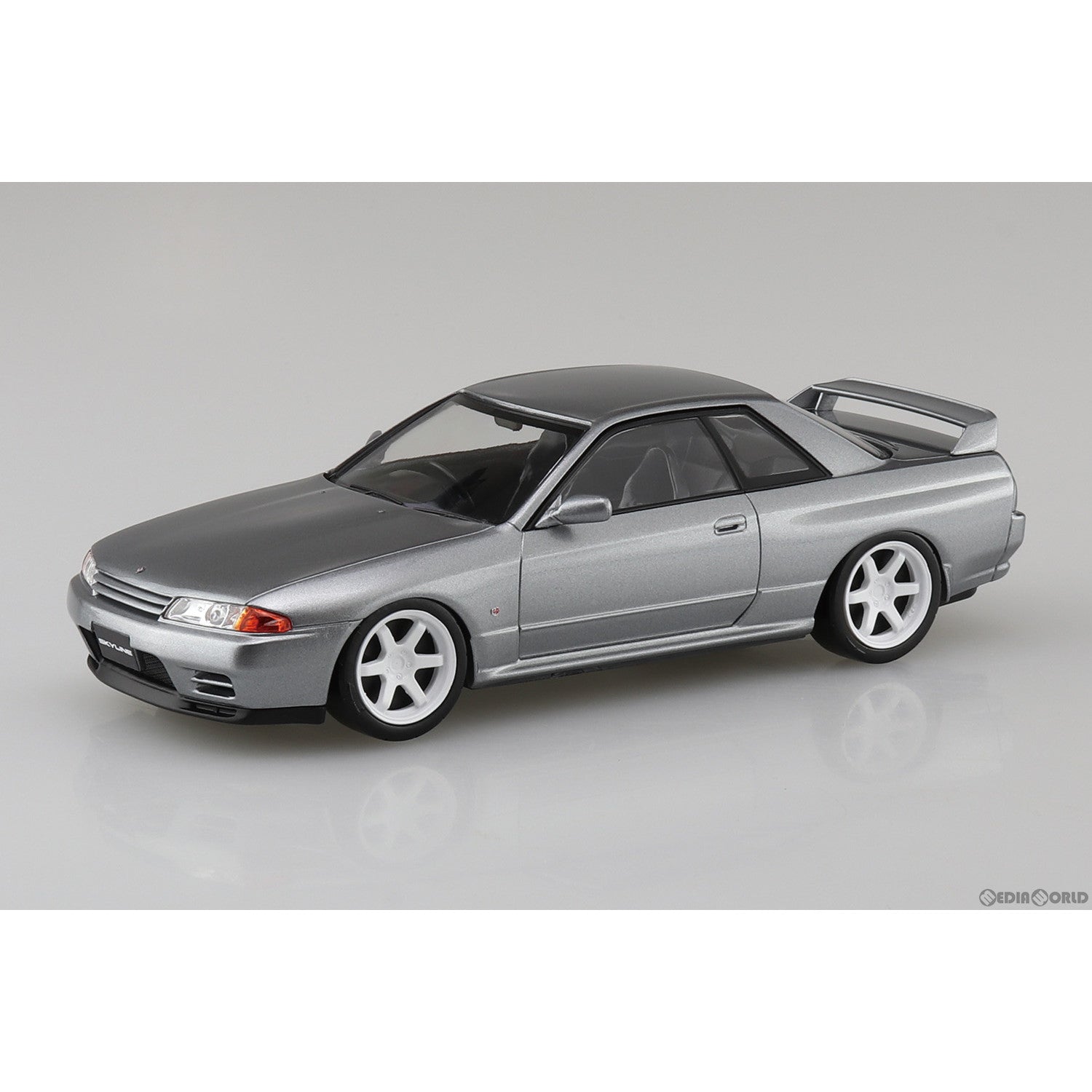 【新品即納】[PTM] ザ・スナップキット No.14-SP4 1/32 ニッサン R32スカイラインGT-R カスタムホイール(スパークシルバー) プラモデル(066379) アオシマ(20230715)