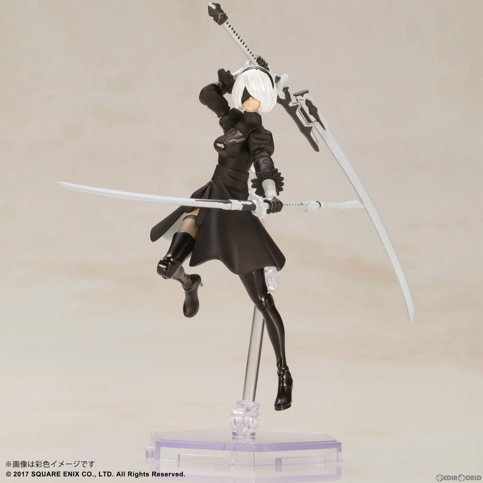 【新品即納】[PTM] 2B&9S NieR:Automata(ニーア オートマタ) プラスチックモデルキット プラモデル スクウェア・エニックス(20231028)