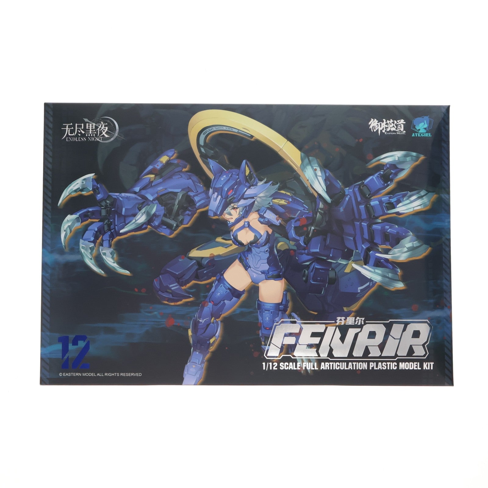 【中古即納】[PTM] A.T.K.GIRL(ATKガール) 1/12 フェンリル プラモデル 御模道(EASTERN MODEL)(20230929)