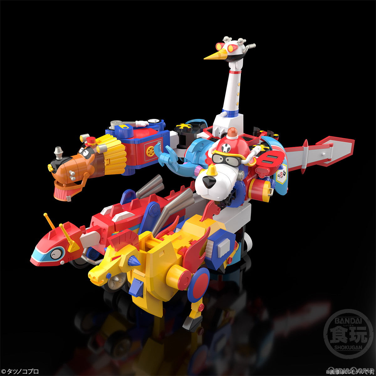 【新品即納】[PTM] (食玩) SMP[SHOKUGAN MODELING PROJECT] タツノコプロ60周年記念タツノコ合体タイムボカンロボ プラモデル バンダイ(20230828)