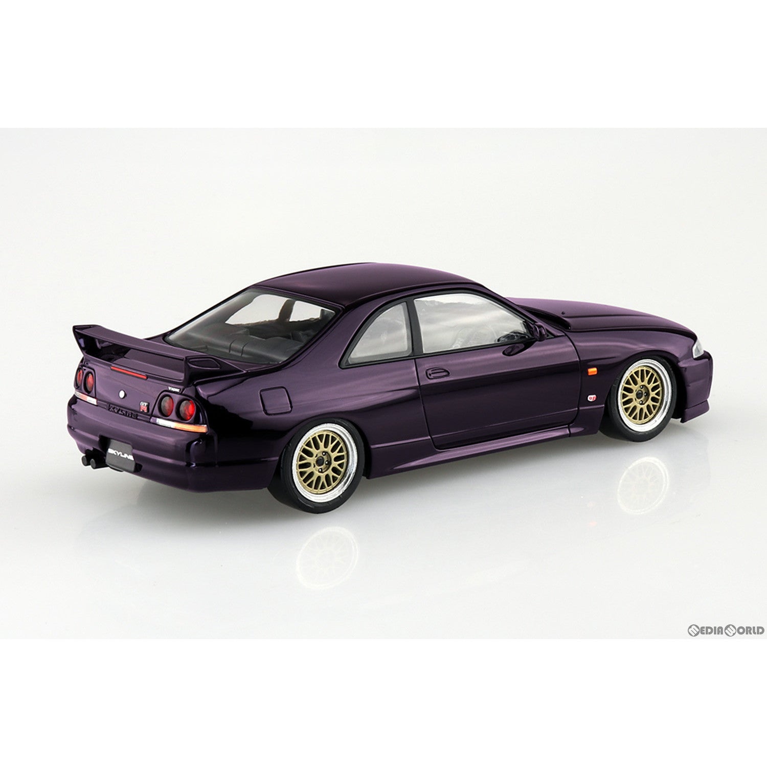 【新品即納】[PTM] ザ・スナップキット No.15-SP1 1/32 ニッサン R33スカイラインGT-R カスタムホイール(ミッドナイトパープル) プラモデル(066386) アオシマ(20230922)