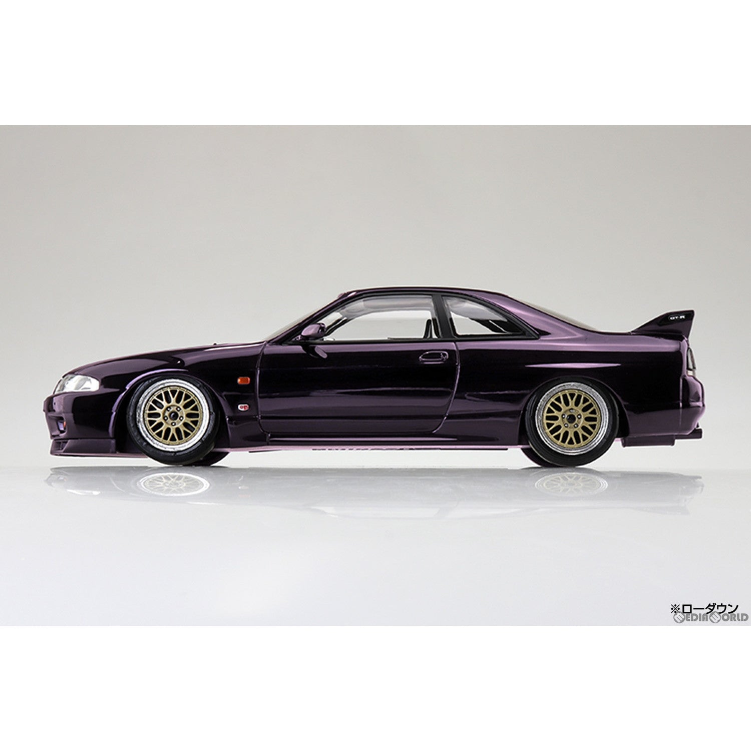 【新品即納】[PTM] ザ・スナップキット No.15-SP1 1/32 ニッサン R33スカイラインGT-R カスタムホイール(ミッドナイトパープル) プラモデル(066386) アオシマ(20230922)