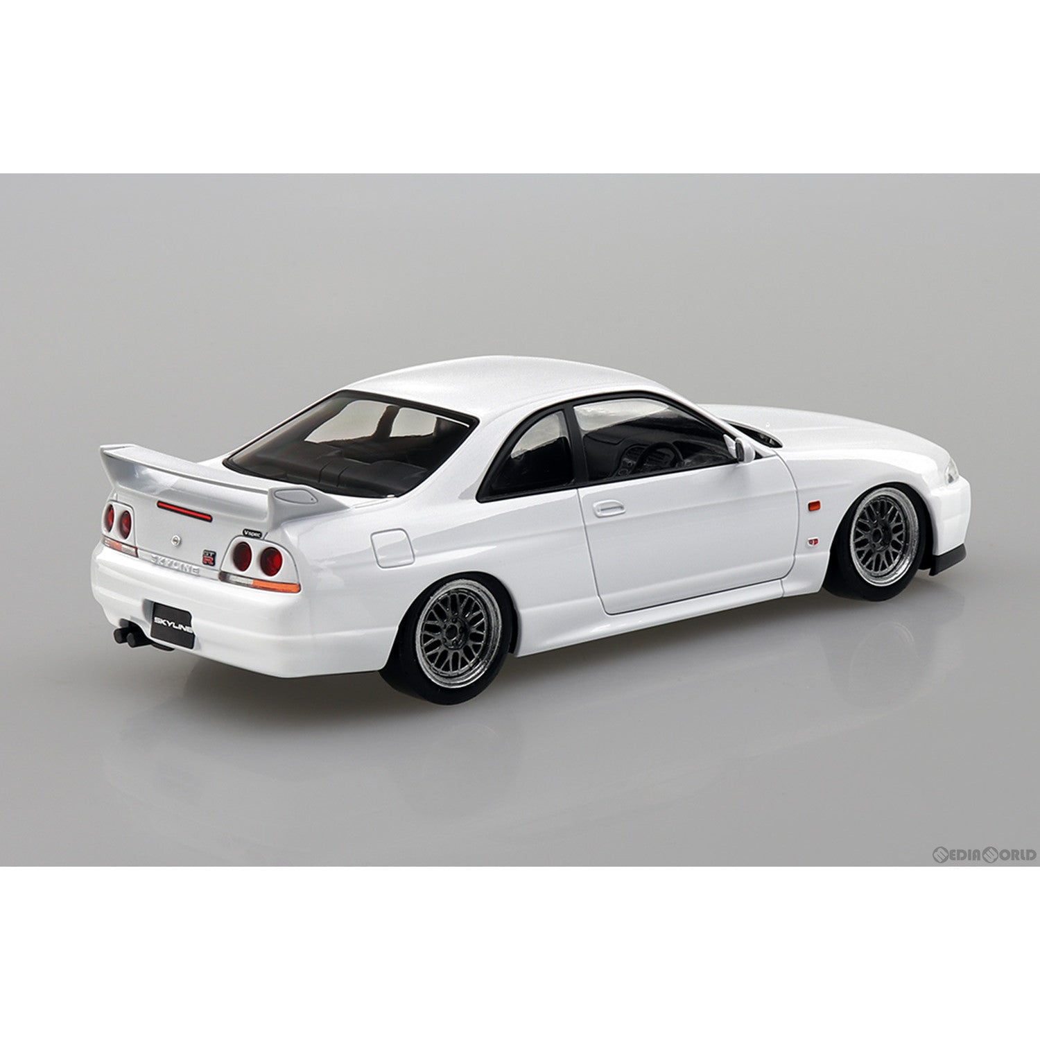 【新品即納】[PTM] ザ・スナップキット No.15-SP3 1/32 ニッサン R33スカイラインGT-R カスタムホイール(ホワイト) プラモデル(066409) アオシマ(20230922)