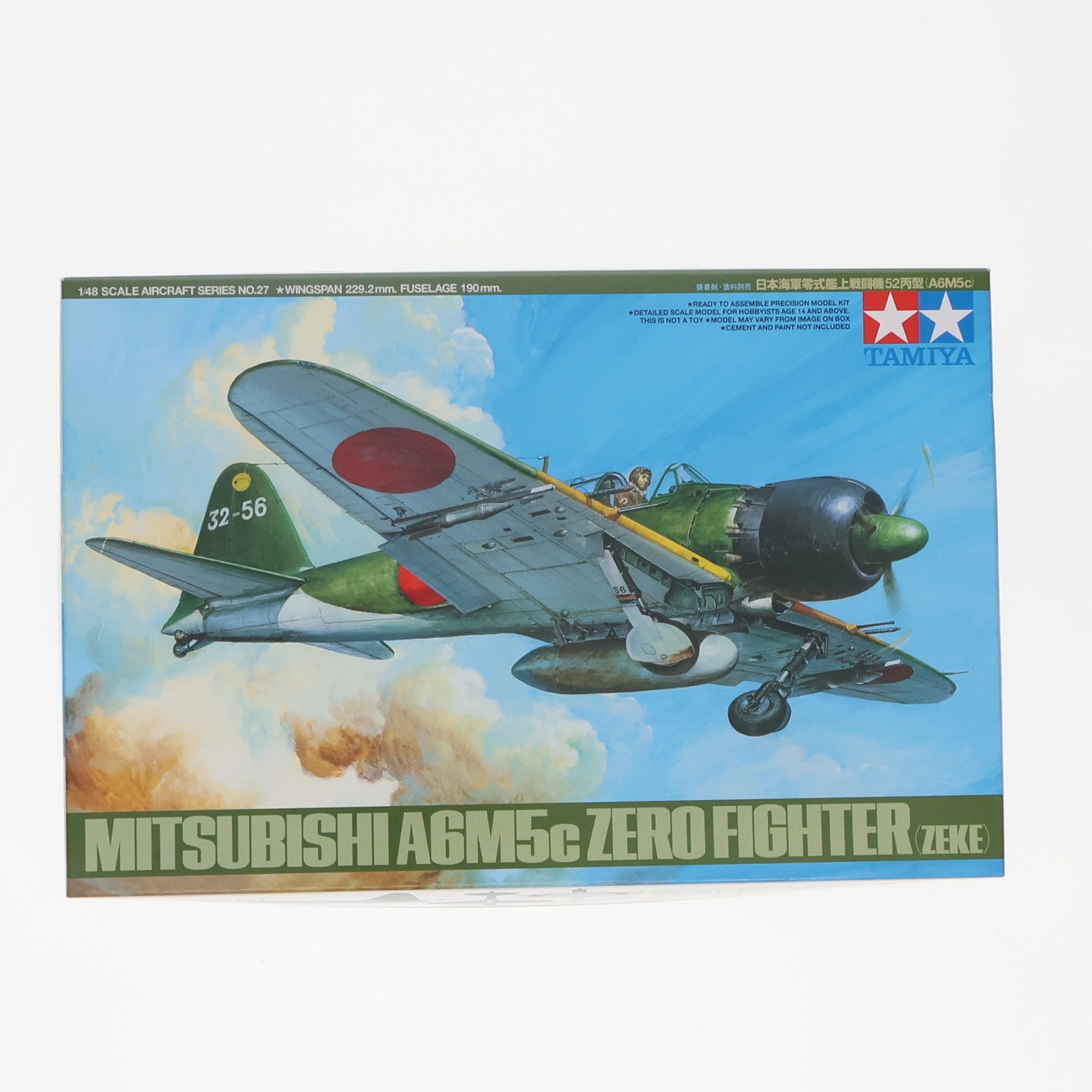 【中古即納】[PTM] 1/48 零戦五二丙型 プラモデル(61027) タミヤ(20110824)