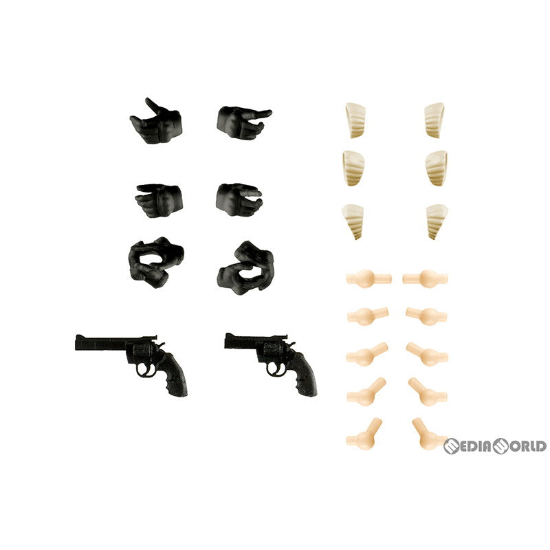 【新品】【お取り寄せ】[PTM] LittleArmory(リトルアーモリー) LA-OP13 1/12 創彩少女庭園用タクティカルグローブ2 リボルバーセット(ブラック) プラモデル(326724) TOMYTEC(トミーテック)(20230923)