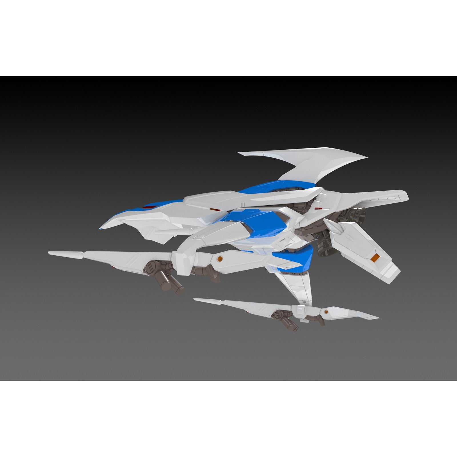 【新品】【お取り寄せ】[PTM] 1/144 シルバーホーク 3F-1B SPACE FIGHTER 2P COLOR ダライアス プラモデル(PP163) PLUM(プラム) (20230716)
