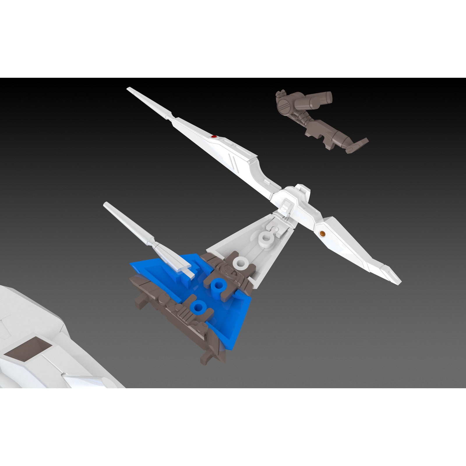 【新品】【お取り寄せ】[PTM] 1/144 シルバーホーク 3F-1B SPACE FIGHTER 2P COLOR ダライアス プラモデル(PP163) PLUM(プラム) (20230716)