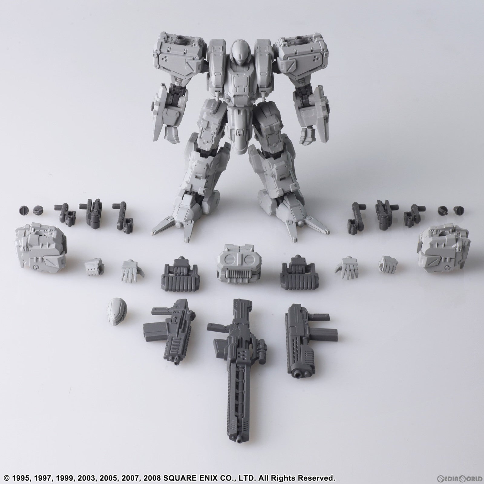 【新品即納】[PTM] Zenith(ゼニス) ライトグレーVer. フロントミッション ストラクチャーアーツ 1/72 スケール プラスティック モデルキット シリーズ Vol.1 FRONT MISSION プラモデル スクウェア・エニックス(20231109)