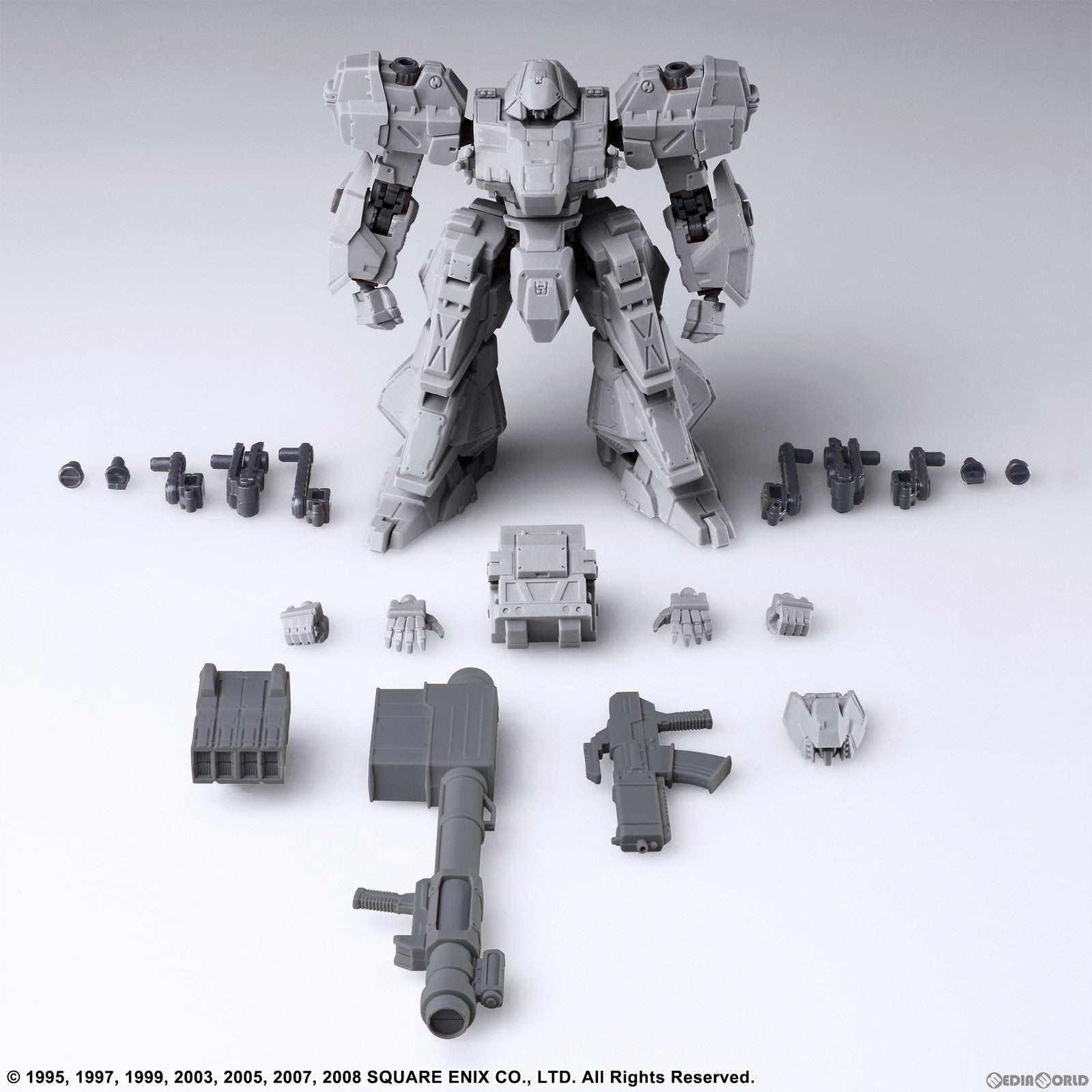 【新品即納】[PTM] Drake(ドレーグ) ライトグレーVer. フロントミッション ストラクチャーアーツ 1/72 スケール プラスティック モデルキット シリーズ Vol.1 FRONT MISSION プラモデル スクウェア・エニックス(20231109)