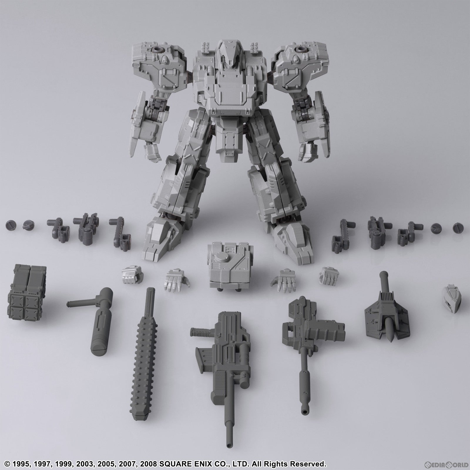 【新品即納】[PTM] Frost(フロスト) ライトグレーVer. フロントミッション ストラクチャーアーツ 1/72 スケール プラスティック モデルキット シリーズ Vol.2 FRONT MISSION プラモデル スクウェア・エニックス(20231109)