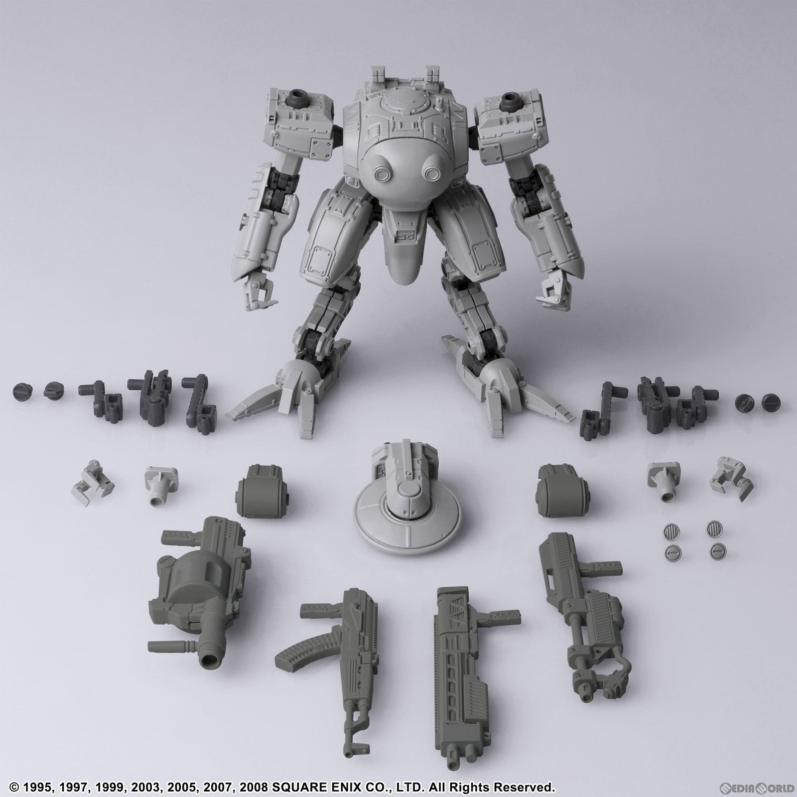 【新品即納】[PTM] Tiran(テラーン) ライトグレーVer. フロントミッション ストラクチャーアーツ 1/72 スケール プラスティック モデルキット シリーズ Vol.2 FRONT MISSION プラモデル スクウェア・エニックス(20231109)