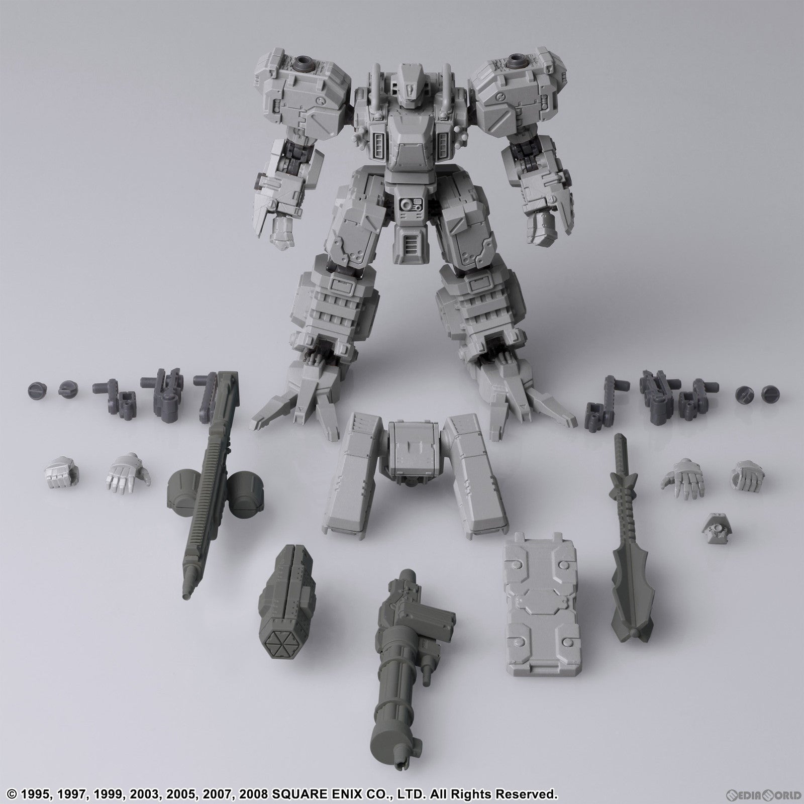 【新品即納】[PTM] Walrus(ウォーラス) ライトグレーVer. フロントミッション ストラクチャーアーツ 1/72 スケール プラスティック モデルキット シリーズ Vol.2 FRONT MISSION プラモデル スクウェア・エニックス(20231109)