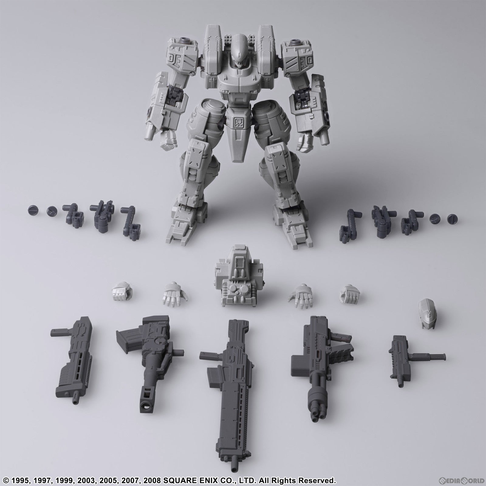 【新品即納】[PTM] TYPE 90(90式) ライトグレーVer. フロントミッション ストラクチャーアーツ 1/72 スケール プラスティック モデルキット シリーズ Vol.3 FRONT MISSION プラモデル スクウェア・エニックス(20231109)