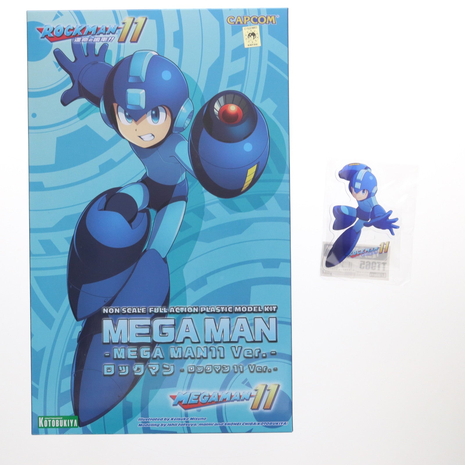 【中古即納】[PTM] コトブキヤショップ限定特典付属 ロックマン -ロックマン11Ver.- ロックマン11 運命の歯車!! プラモデル(KP607) コトブキヤ(20231129)