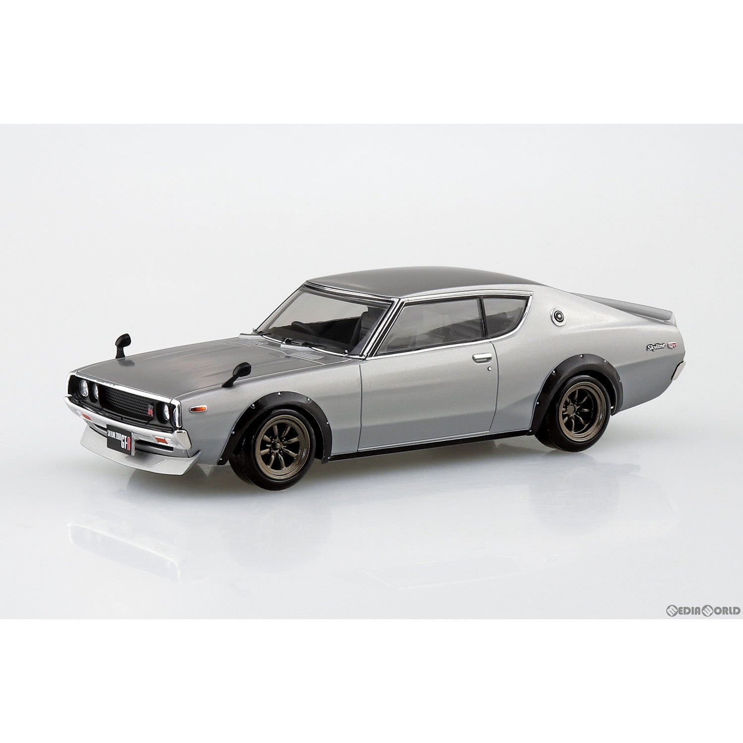 【新品即納】[PTM] ザ・スナップキット No.18-SP1 1/32 ニッサン C110スカイラインGT-R カスタム(シルバー) プラモデル(066829) アオシマ(20231019)