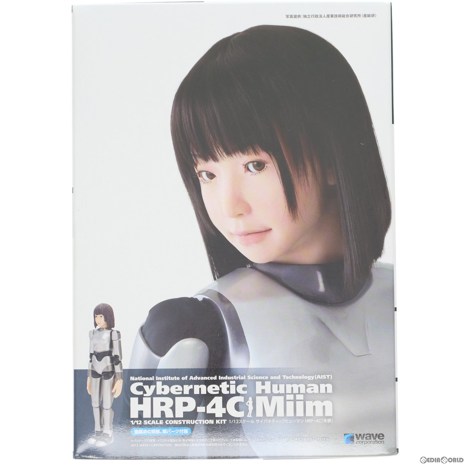 【中古即納】[PTM] 1/12 HRP-4C 未夢(ミーム) サイバーネックヒューマン プラモデル(SR-011) ウェーブ(WAVE)(20130323)