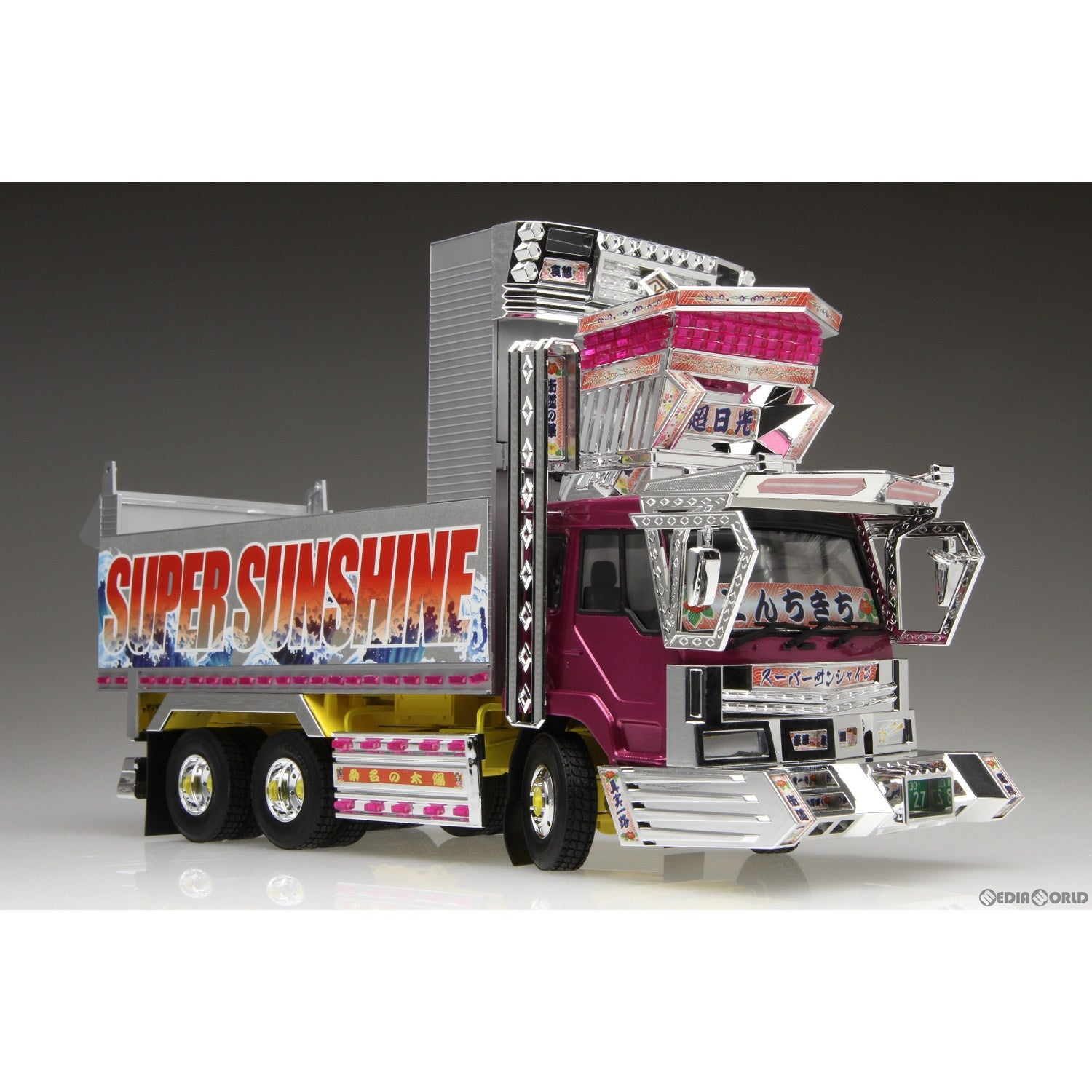 【新品即納】[PTM] ザ・デコトラ No.1 1/32 スーパーサンシャイン プラモデル(067192) アオシマ(20231122)