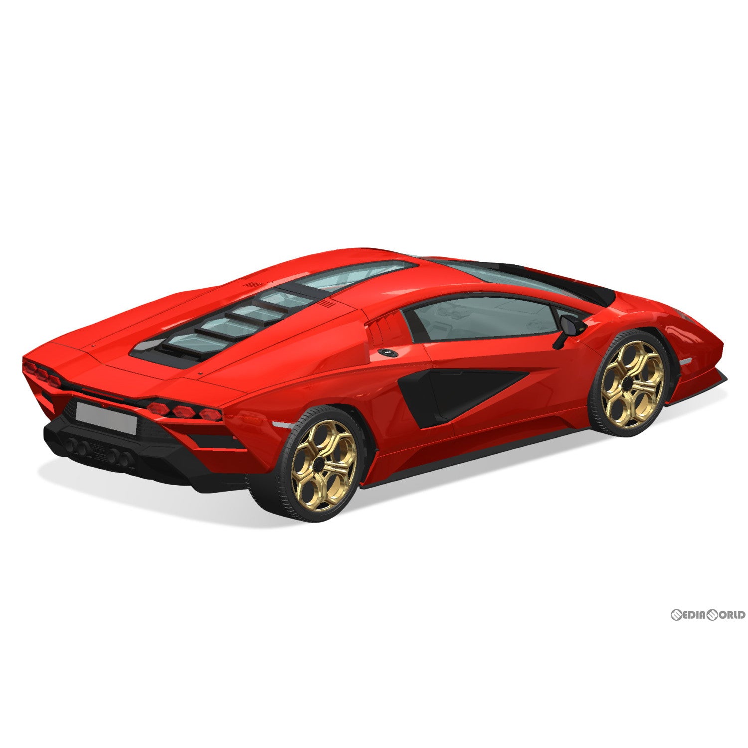 【新品即納】[PTM] 初回生産特典付属 ザ・スナップキット No.19-B 1/32 ランボルギーニ カウンタック LPI 800-4(レッド) プラモデル(065402) アオシマ(20231216)