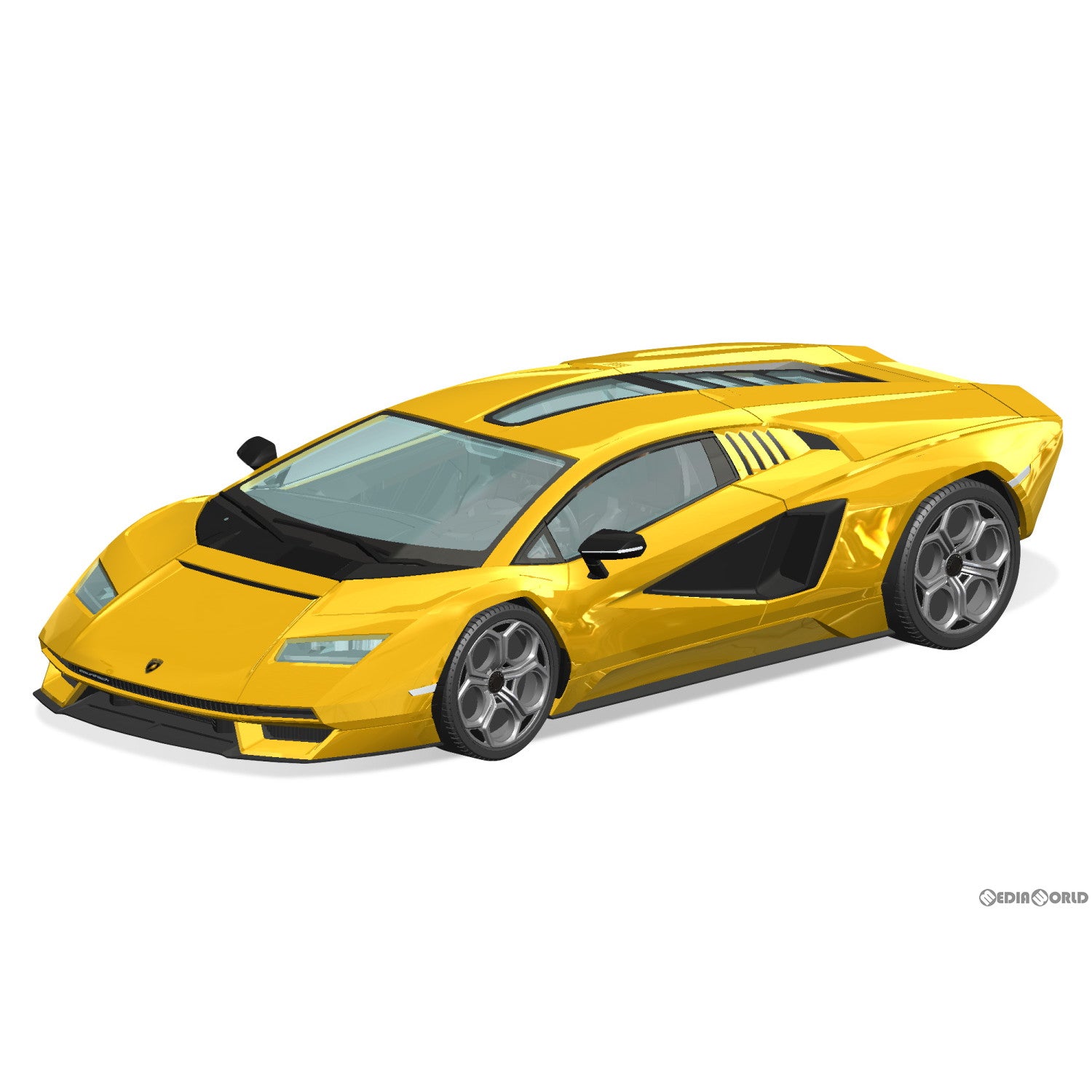 【新品即納】[PTM] 初回生産特典付属 ザ・スナップキット No.19-C 1/32 ランボルギーニ カウンタック LPI 800-4(イエロー) プラモデル(065419) アオシマ(20231216)
