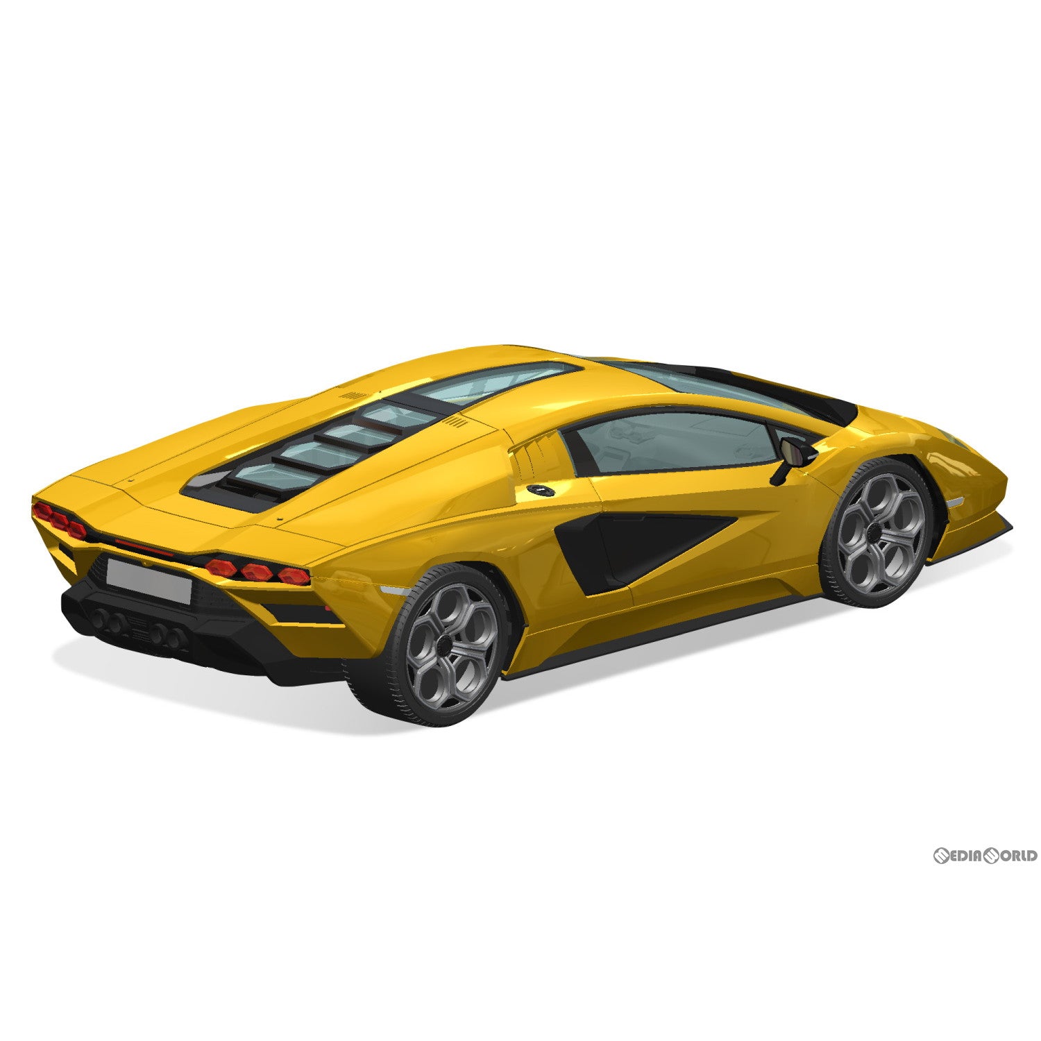 【新品即納】[PTM] 初回生産特典付属 ザ・スナップキット No.19-C 1/32 ランボルギーニ カウンタック LPI 800-4(イエロー) プラモデル(065419) アオシマ(20231216)
