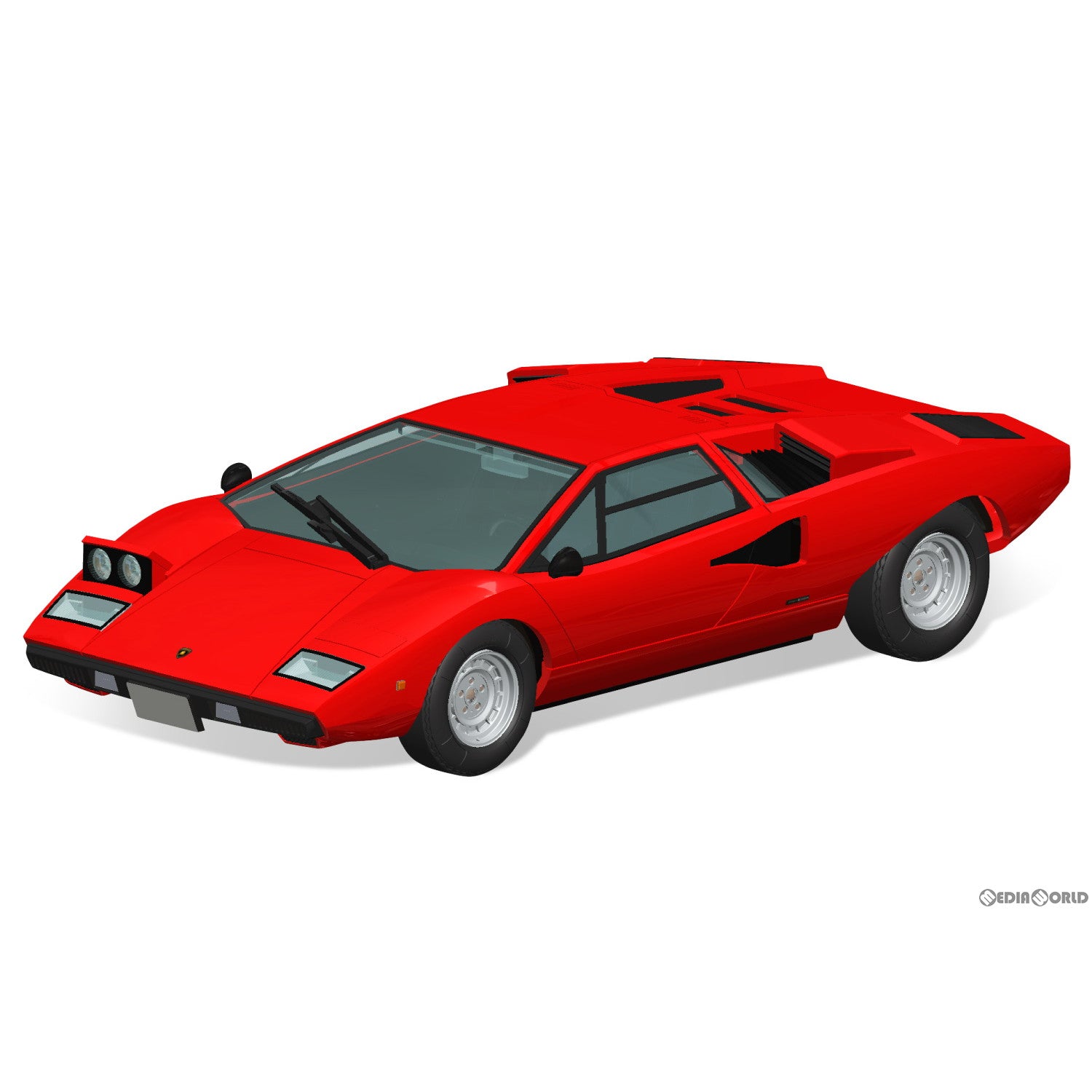 【新品即納】[PTM] 初回生産特典付属 ザ・スナップキット No.20-A 1/32 ランボルギーニ カウンタック LP400(レッド) プラモデル(065334) アオシマ(20231216)