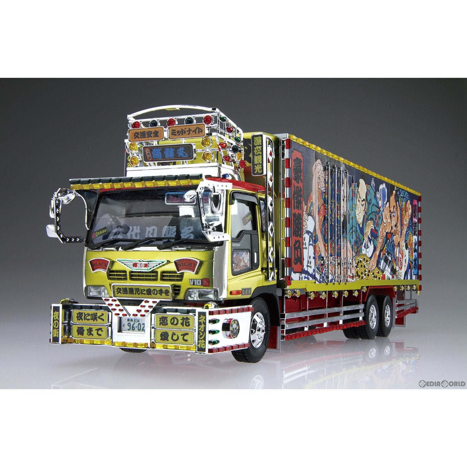 【新品即納】[PTM] ザ・デコトラ No.2 1/32 二代目髑髏丸 プラモデル(067208) アオシマ(20231220)