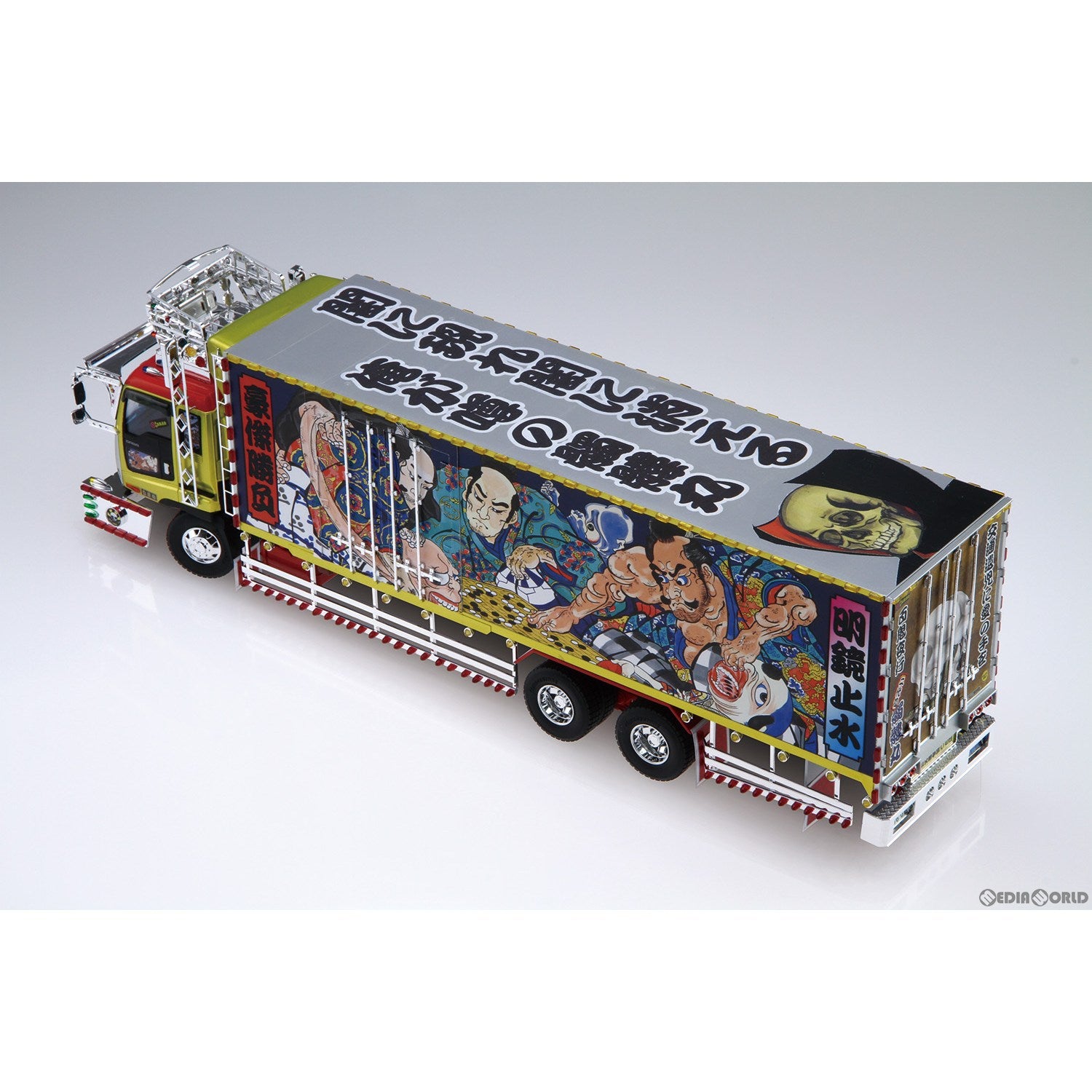 新品即納】[PTM]ザ・デコトラ No.2 1/32 二代目髑髏丸 プラモデル(067208) アオシマ