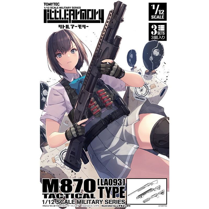 【新品即納】[PTM] (再販) LittleArmory(リトルアーモリー) LA093 1/12 M870タイプ タクティカル プラモデル(324430) TOMYTEC(トミーテック)(20250430)