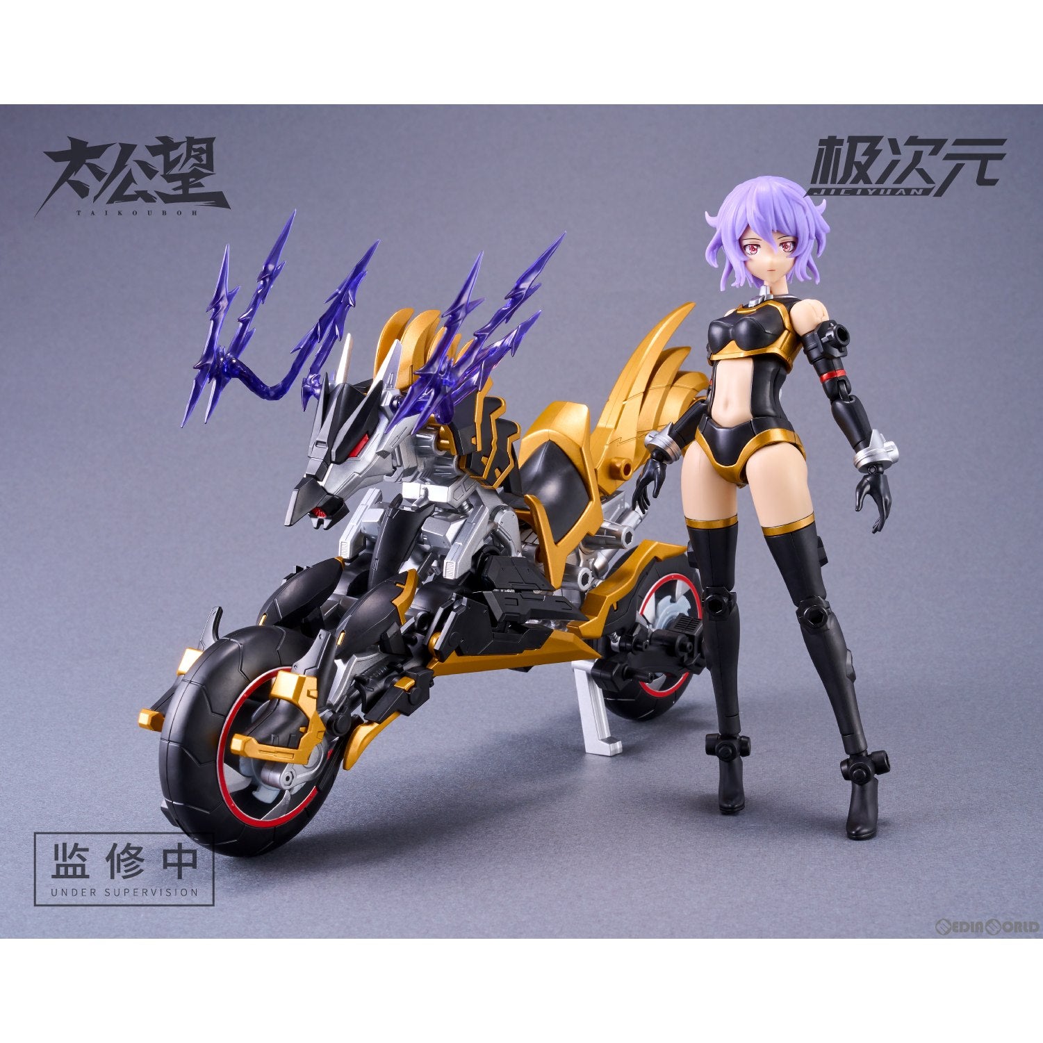 【中古即納】[PTM] 太公望 1/10 TKB-02 黒麒×雷神将(こくき らいじんしょう) プラモデル MS GENERAL(将魂姫)(20251231)