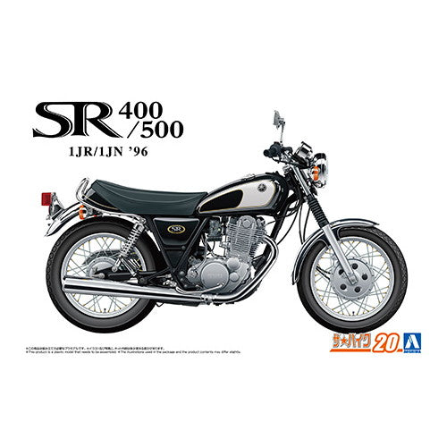 【新品即納】[PTM] (再販)ザ・バイク No.20 1/12 ヤマハ 1JR SR400/1JN SR500 '96 プラモデル(067116) アオシマ(20250131)