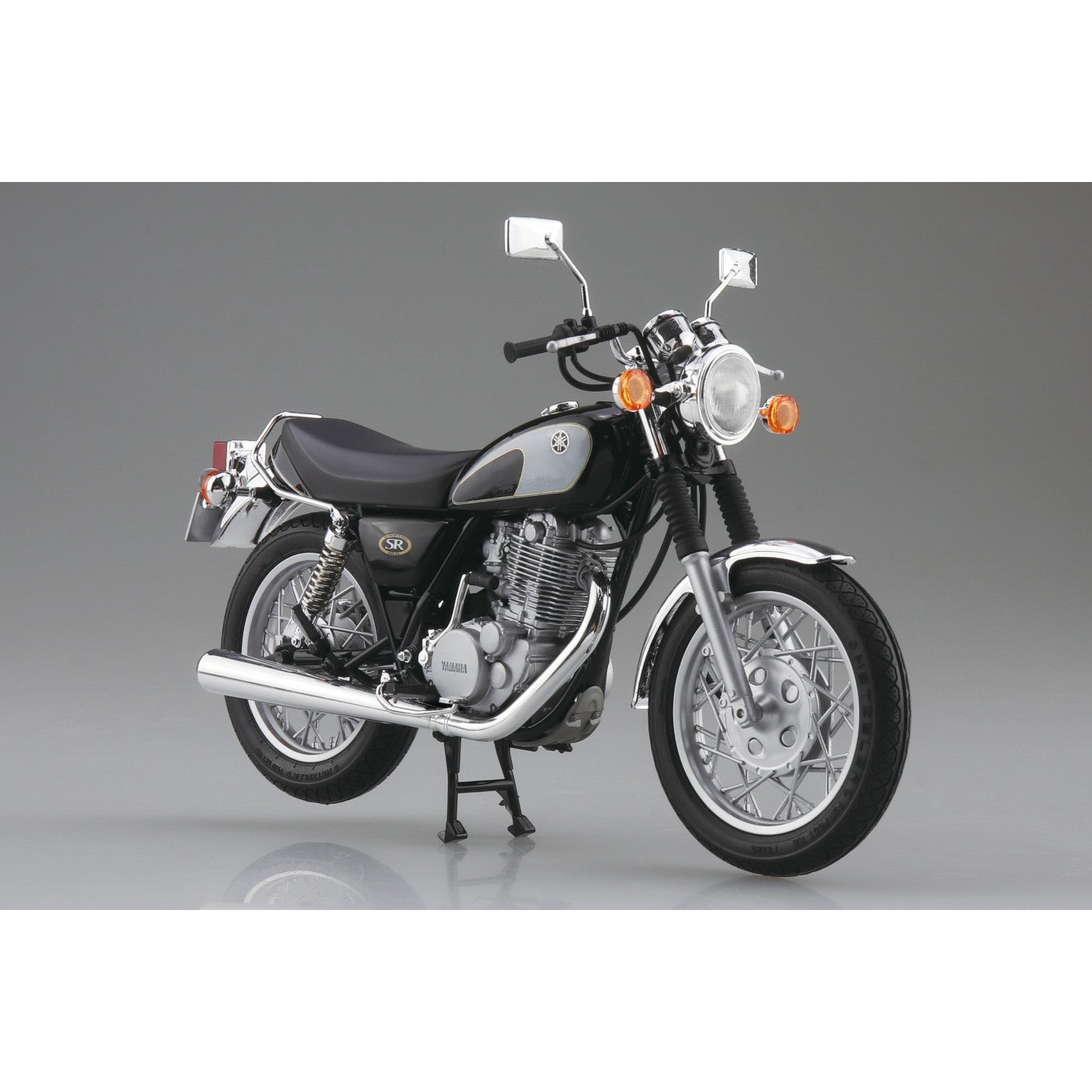 【新品即納】[PTM] (再販)ザ・バイク No.20 1/12 ヤマハ 1JR SR400/1JN SR500 '96 プラモデル(067116) アオシマ(20250131)