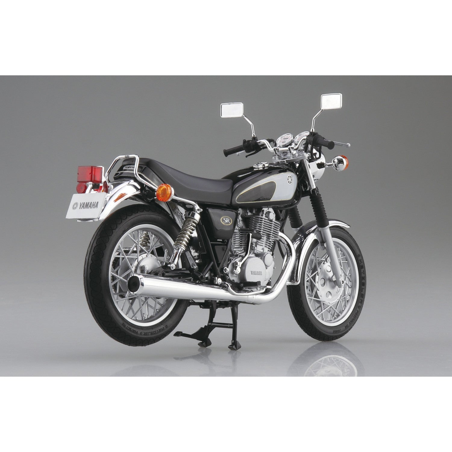 【新品即納】[PTM] (再販)ザ・バイク No.20 1/12 ヤマハ 1JR SR400/1JN SR500 '96 プラモデル(067116) アオシマ(20250131)