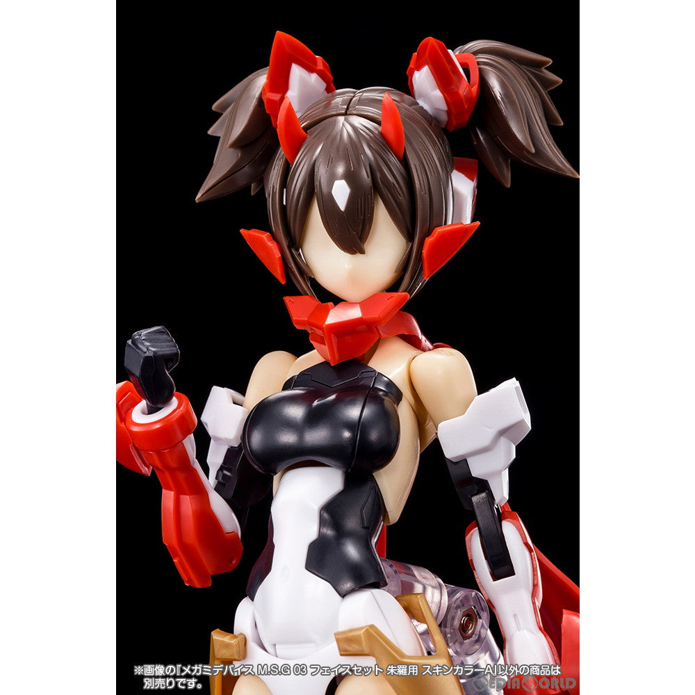 【新品即納】[PTM] メガミデバイス M.S.G 03 1/1 フェイスセット 朱羅用(あすらよう) スキンカラーA プラモデル(KP729) コトブキヤ(20240224)