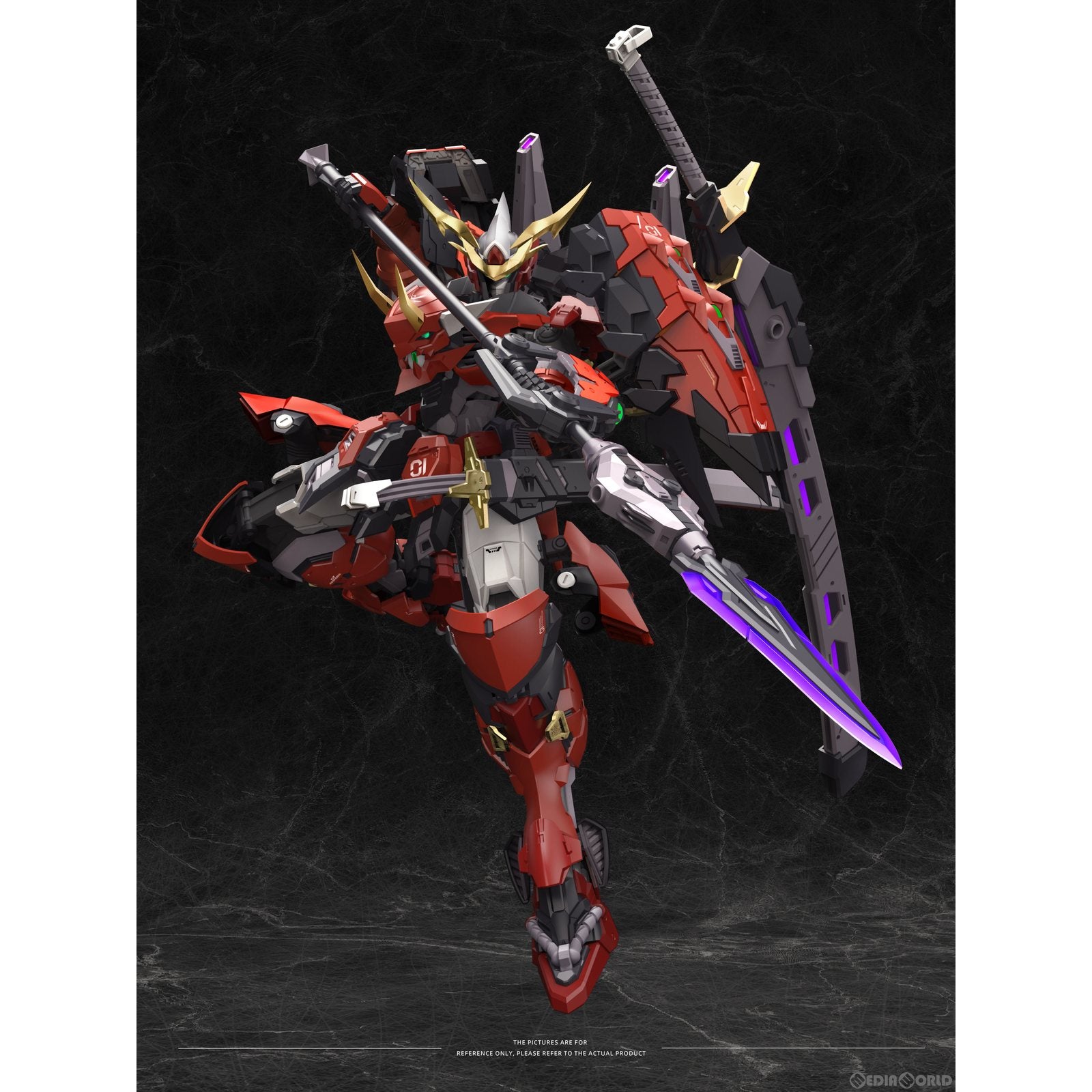 【中古即納】[PTM] 赤鬼若 清盛 プラスチックモデルキット プラモデル 銘匠伝(MJZ STUDIO)(20240217)