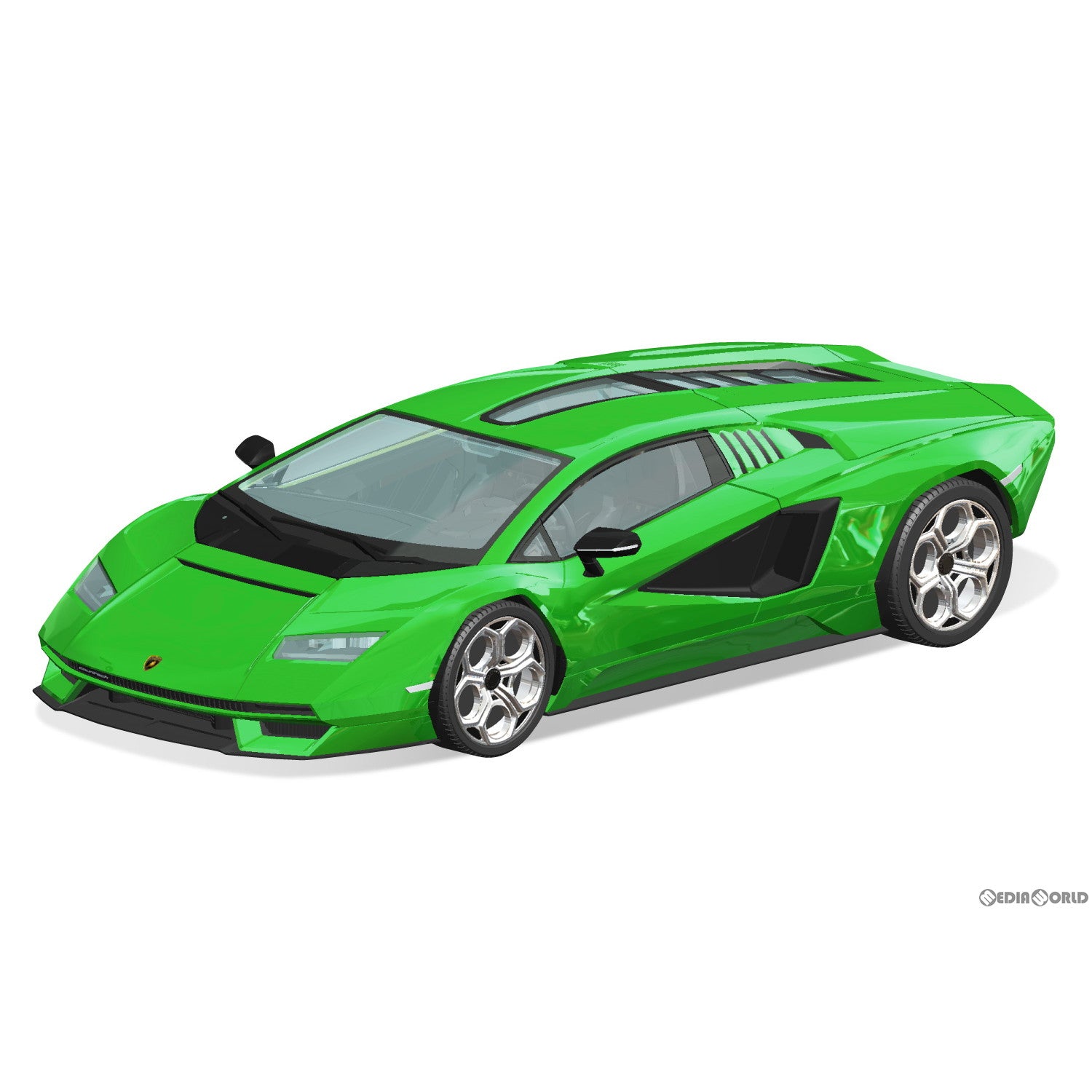【中古即納】[PTM] ザ・スナップキット No.19-E 1/32 ランボルギーニ カウンタック LPI 800-4(グリーン) プラモデル(065433) アオシマ(20240417)