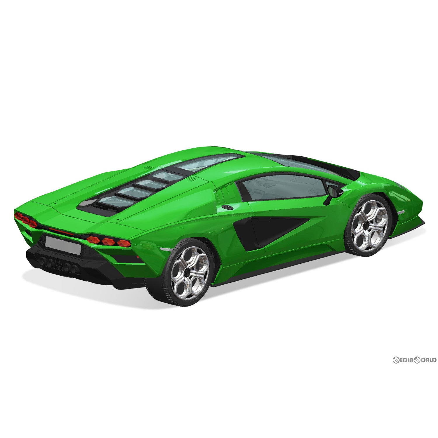 【中古即納】[PTM] ザ・スナップキット No.19-E 1/32 ランボルギーニ カウンタック LPI 800-4(グリーン) プラモデル(065433) アオシマ(20240417)