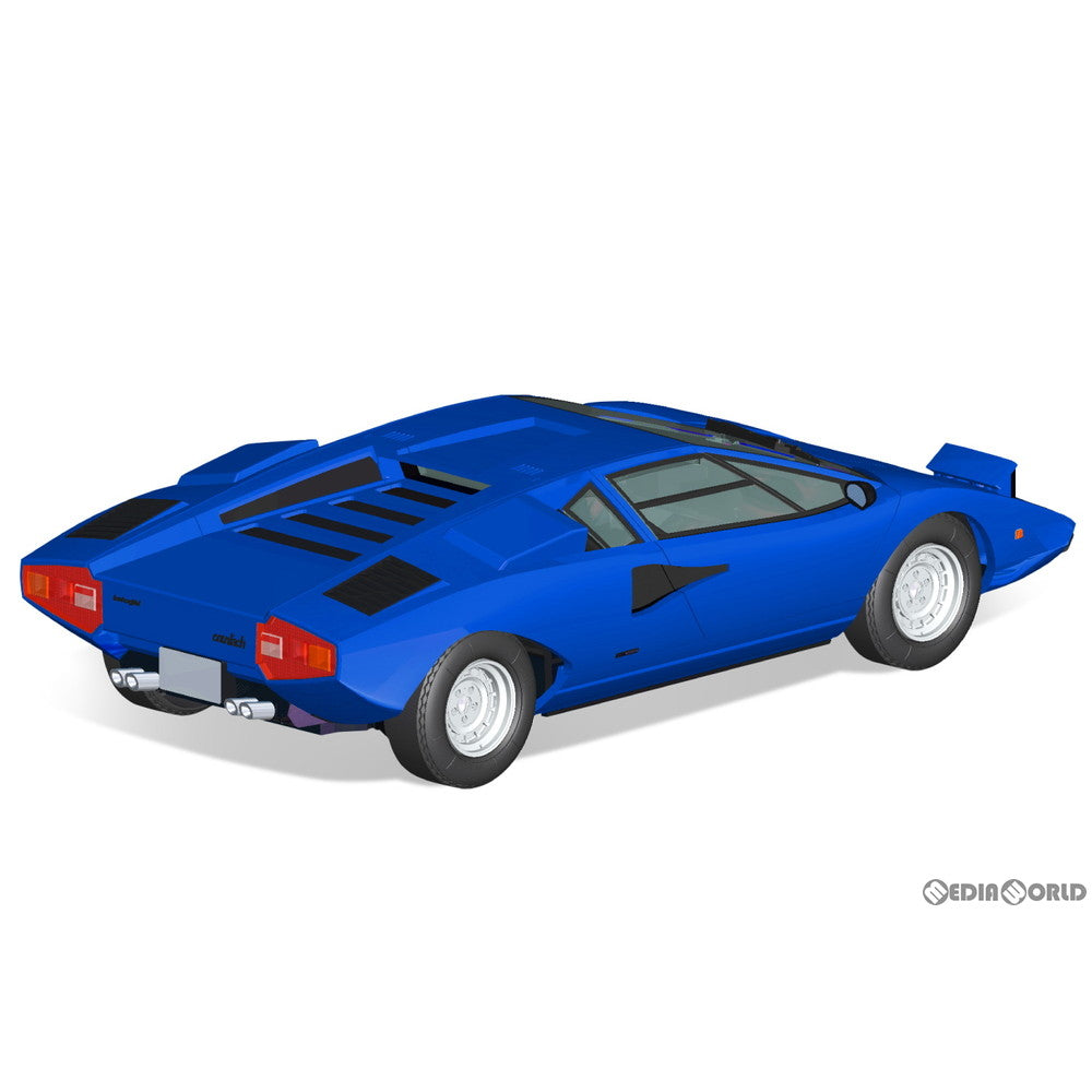 【新品即納】[PTM] ザ・スナップキット No.20-E 1/32 ランボルギーニ カウンタック LP400(ブルー) プラモデル(065372) アオシマ(20240221)