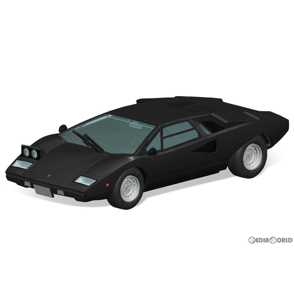 【新品即納】[PTM] ザ・スナップキット No.20-F 1/32 ランボルギーニ カウンタック LP400(ブラック) プラモデル(065389) アオシマ(20240221)