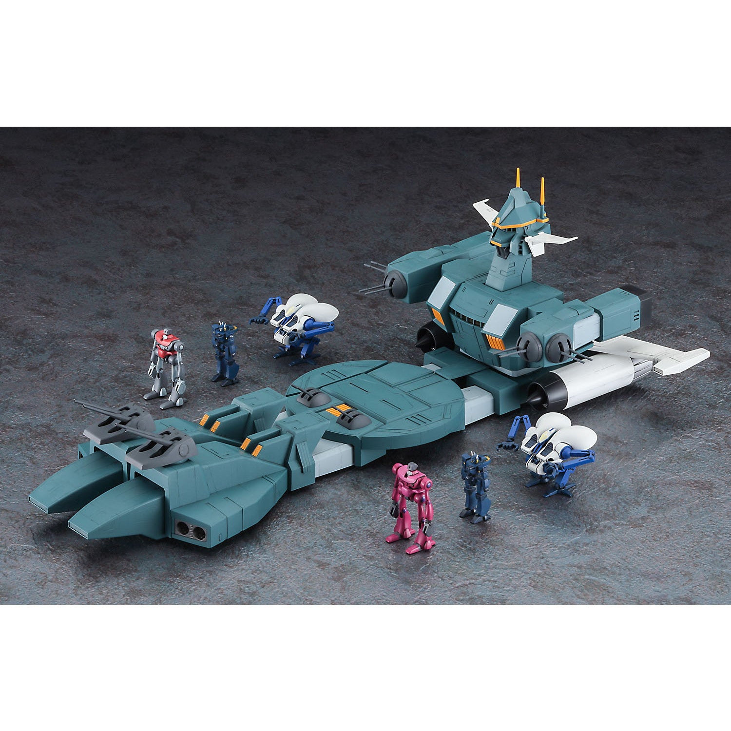 【中古即納】[PTM] 1/500 ギア・ギア 戦闘メカ ザブングル プラモデル(64803) ハセガワ(20230626)