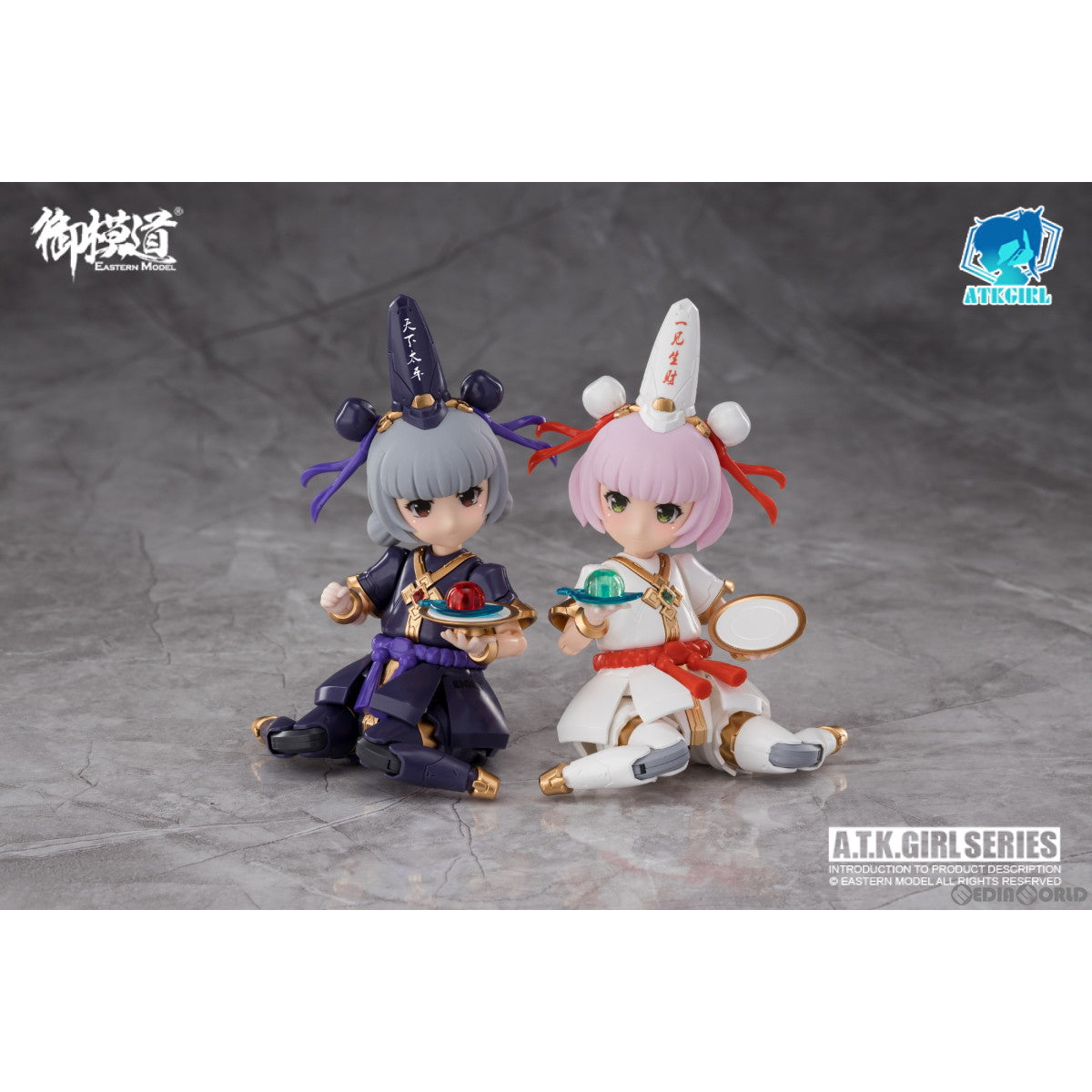 【新品即納】[PTM] ENDLESS NIGHTシリーズ 1/12 黒白無常(こくはくむじょう) 小七&小八(シャオチー&シャオバー) 通常版 プラスチックモデルキット プラモデル 御模道(EASTERN MODEL) (20231231)